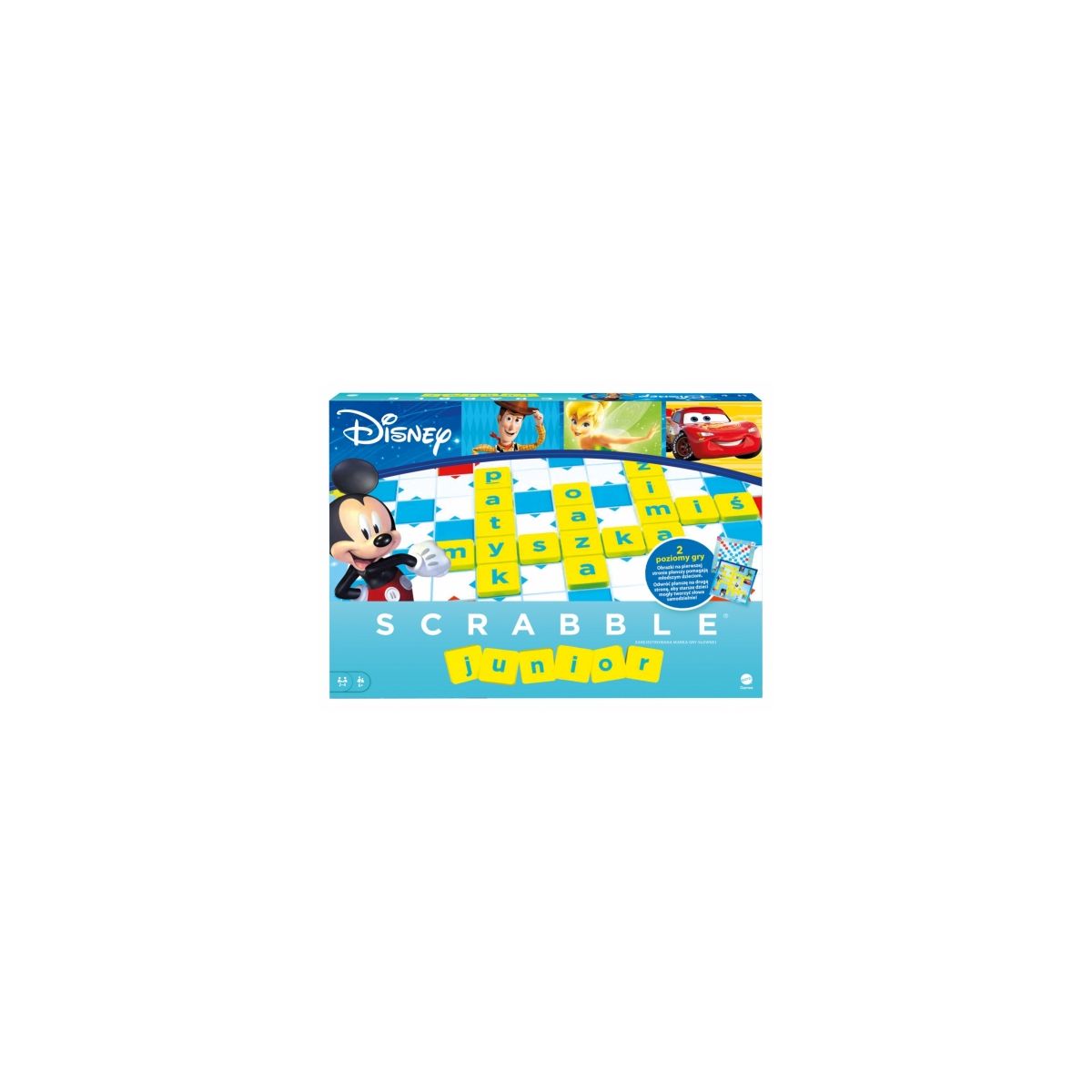 Gra logiczna Mattel Disney Scrabble Junior (HBF11)