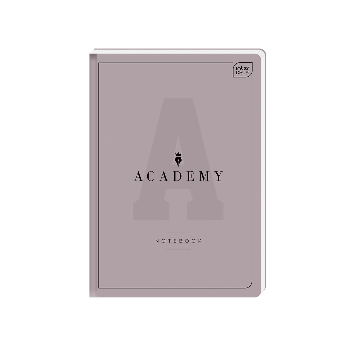 Brulion Interdruk ACADEMY A4/96 = A4 96k. 90g linia (BRA4=ACADE)