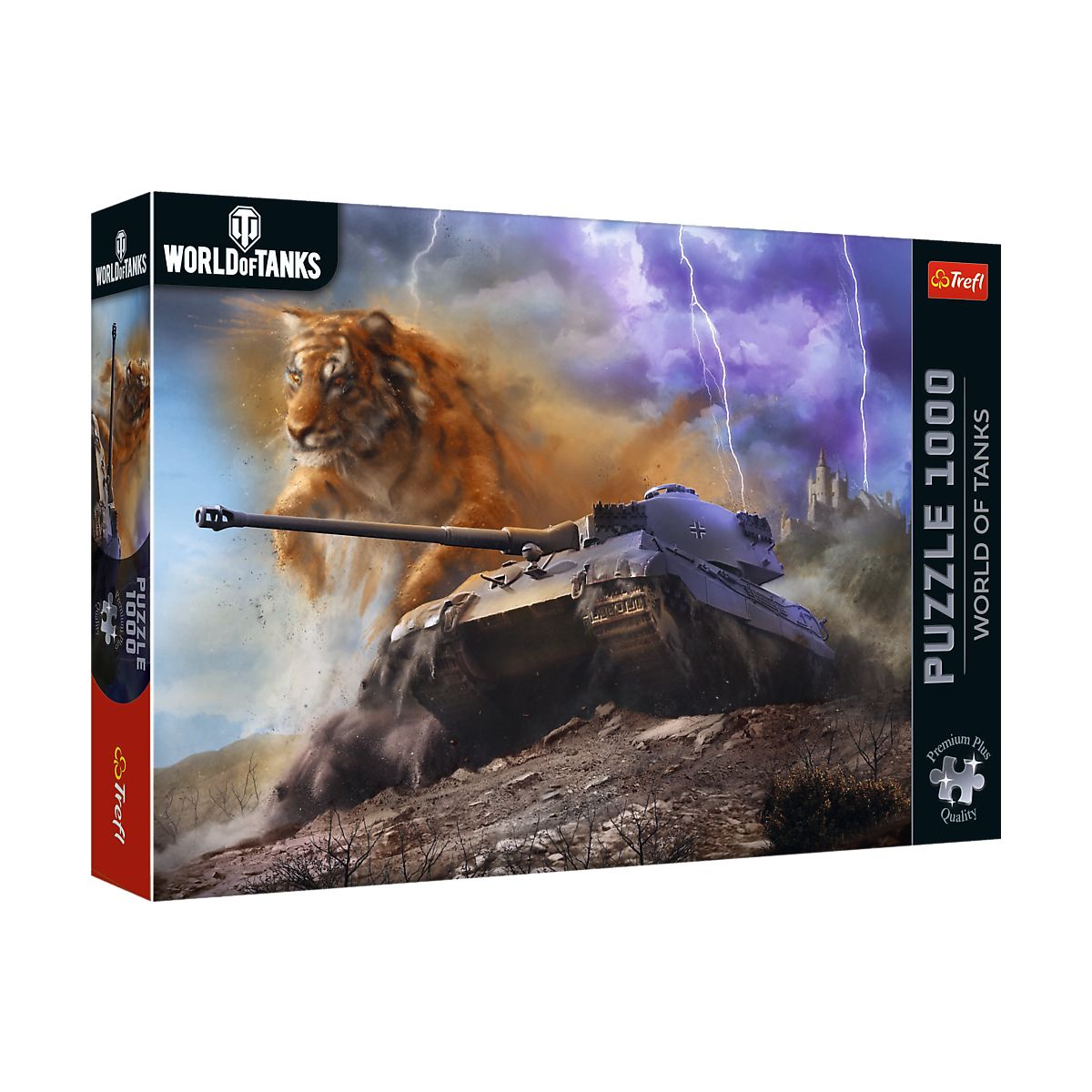 Puzzle premium plus World of Tanks: Tygrys II 1000 el. Trefl (12089)