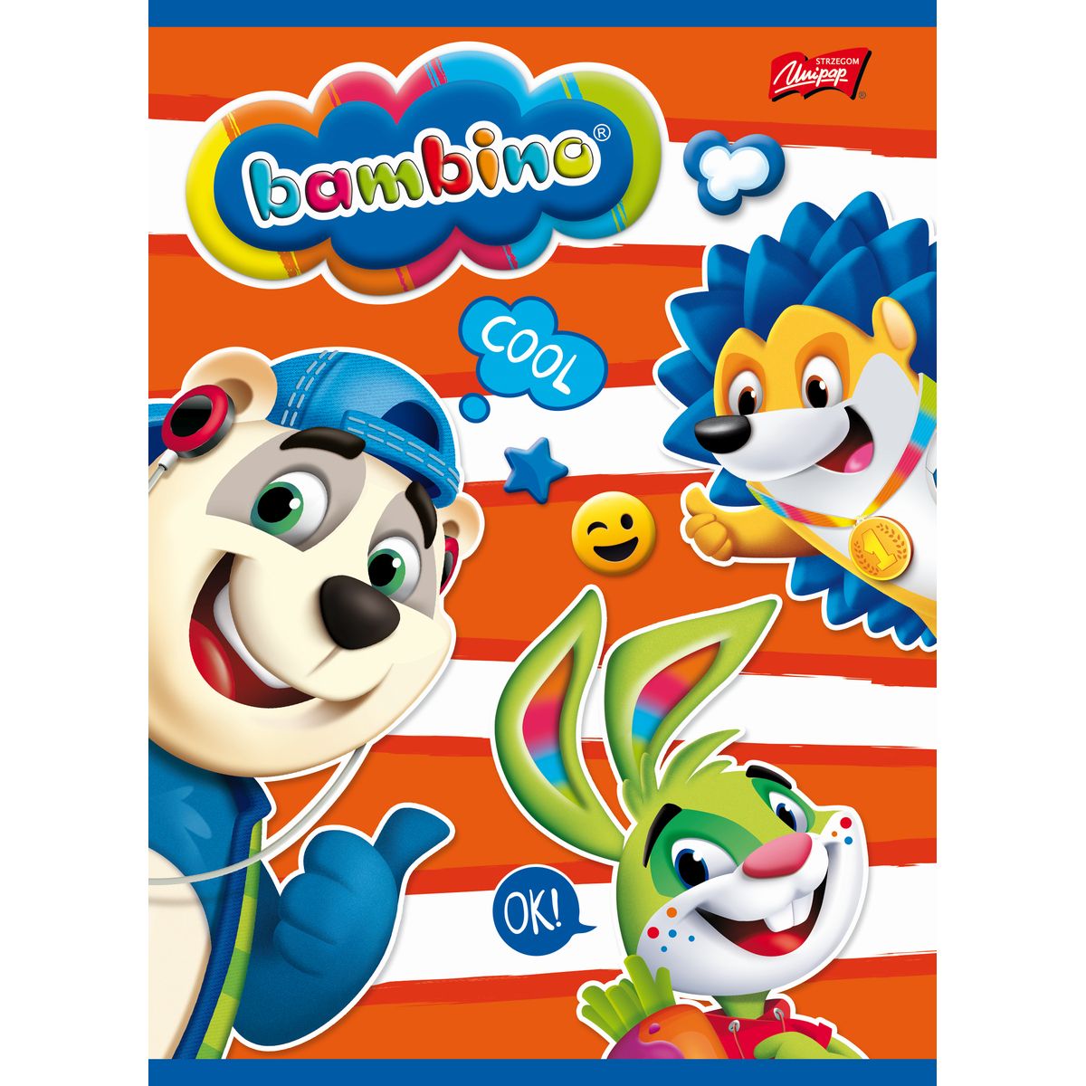 Zeszyt 	 Bambino A5 16k. krata Unipap (5903235001789)