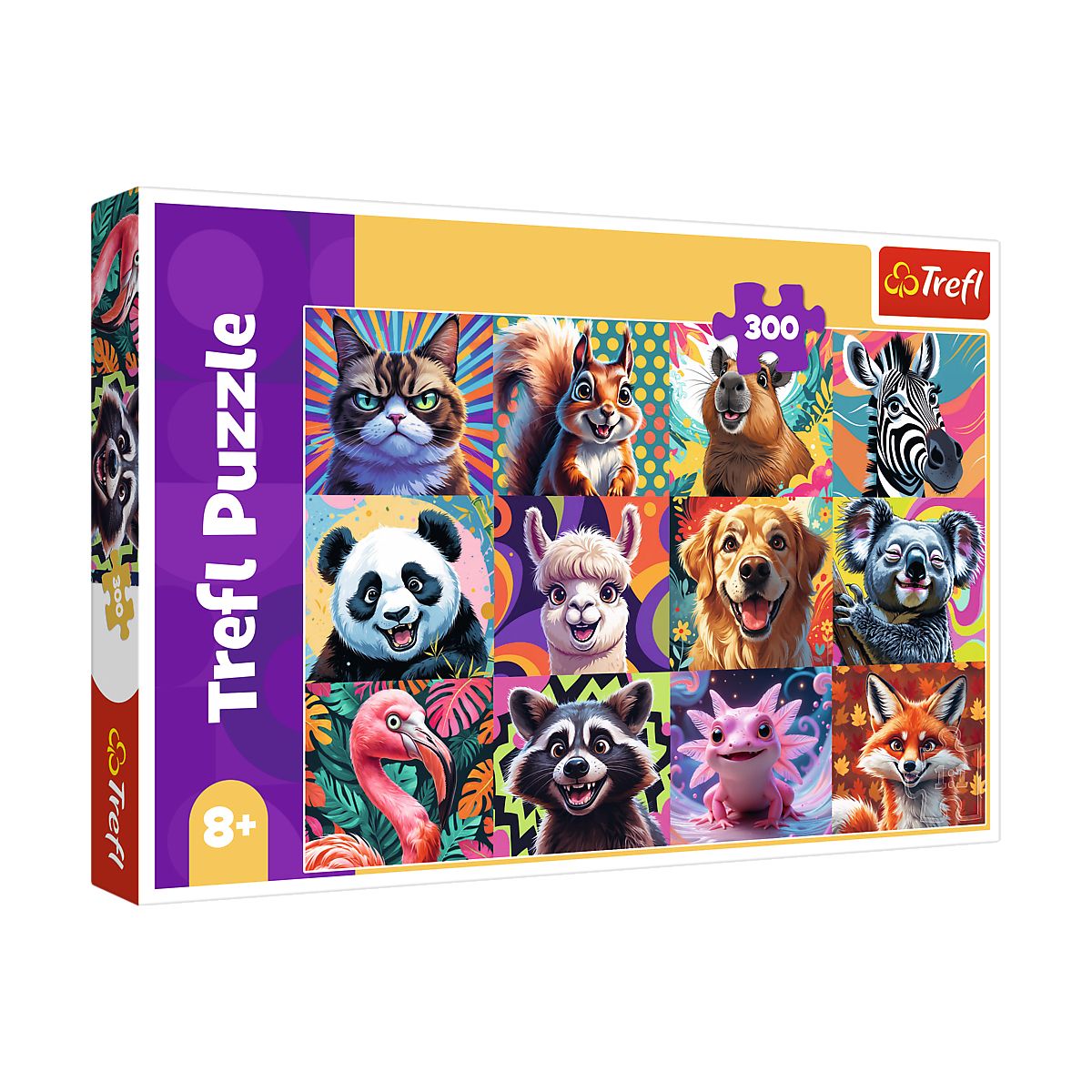 Puzzle Zabawne portrety zwierząt 300 el. Trefl (23030)