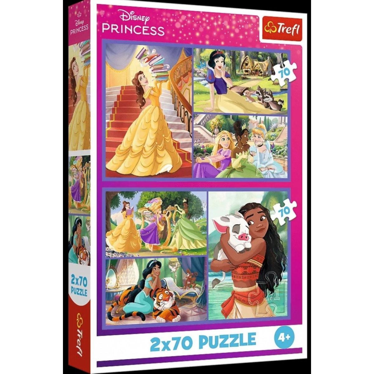 Puzzle Trefl Disney Princess Bajkowe dni 2x70 el. (34440)