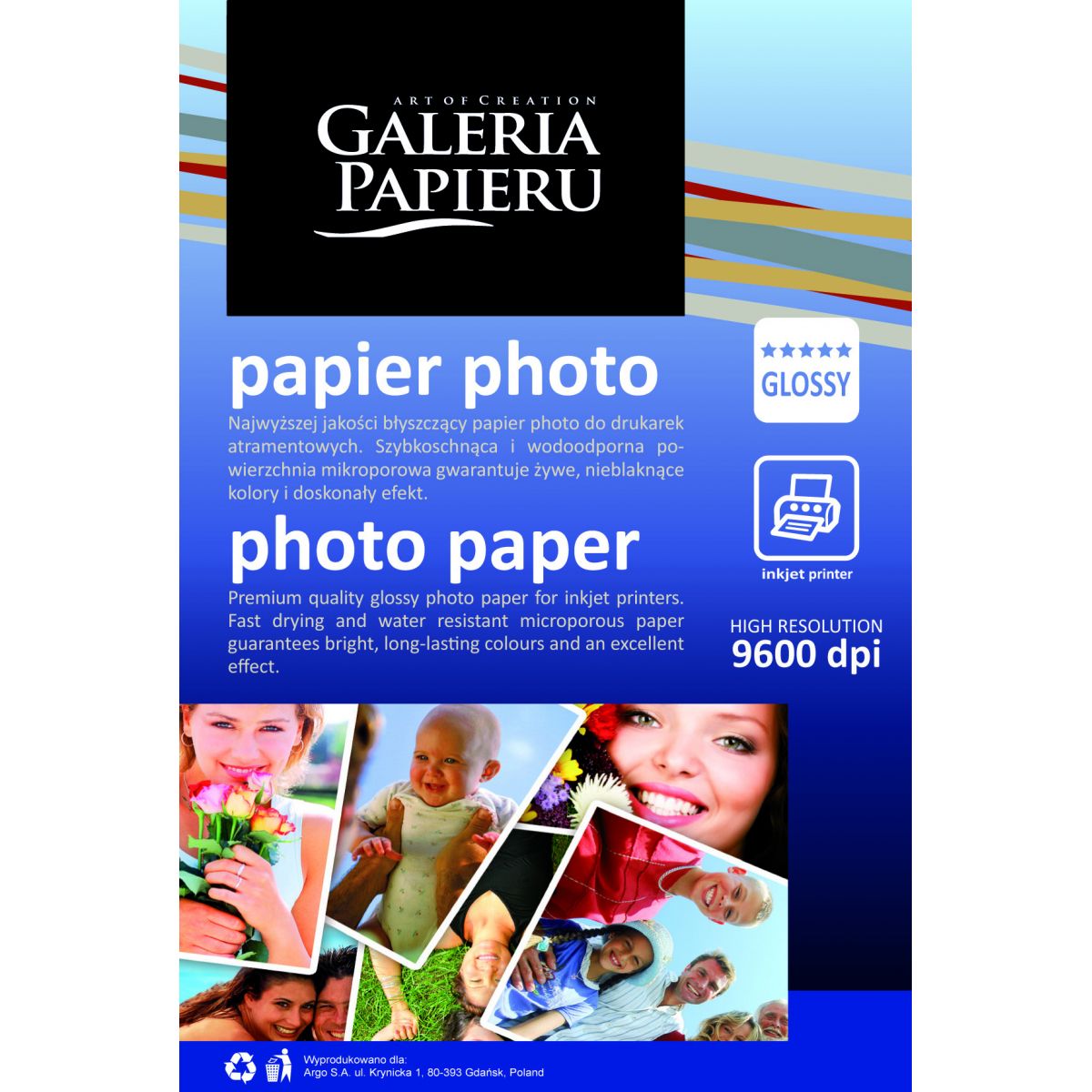 Papier foto Galeria Papieru photo glossy 180g [mm:] 130x180 (262650)