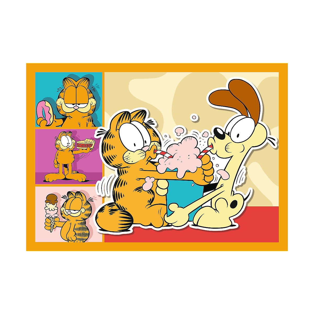 Puzzle Garfield 4w1 4w1 el. Trefl (34673)