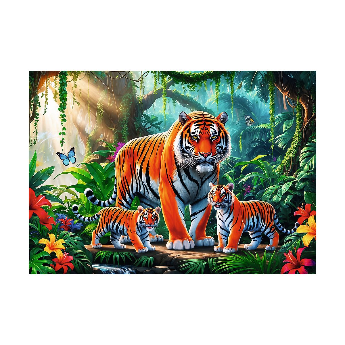 Puzzle Tygrysie zwyczaje 200 el. Trefl (13330)