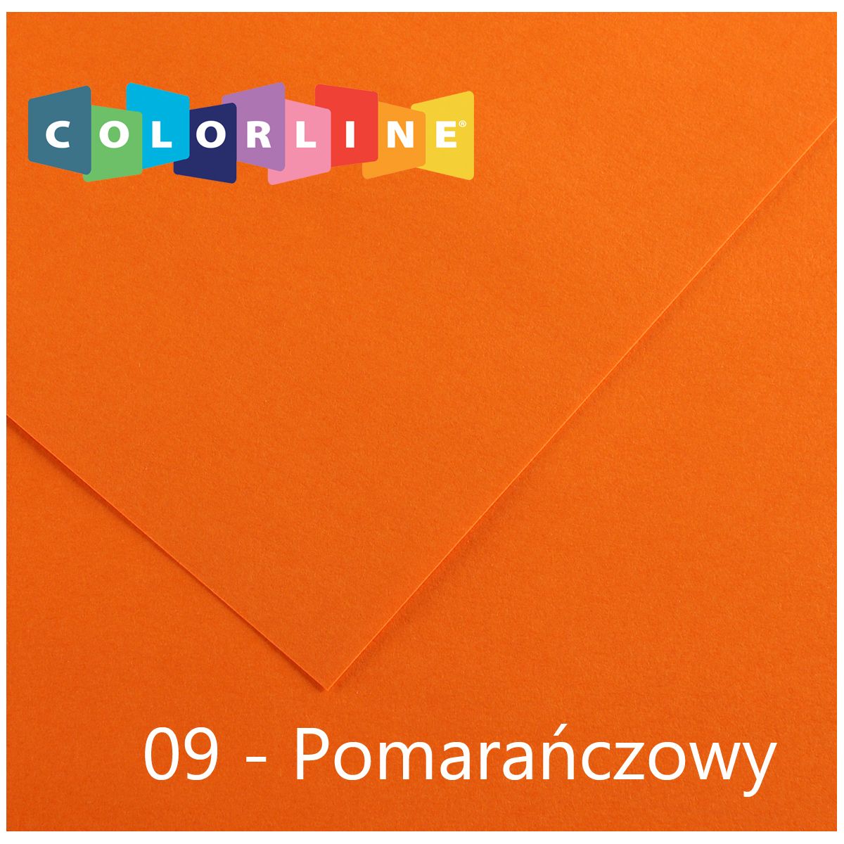 Brystol Canson Colorline 09 pomarańczowy 150g 10k [mm:] 500x650 (31074S054)