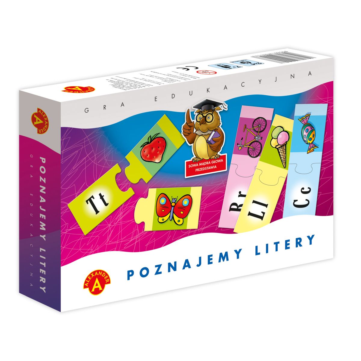 Gra edukacyjna poznajemy litery Alexander (5906018004809)