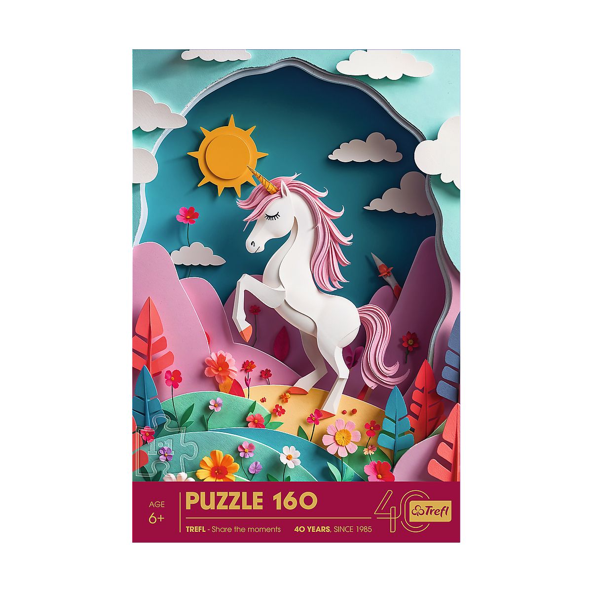 Puzzle 40-lecie Trefl 160 el. Trefl (40047)