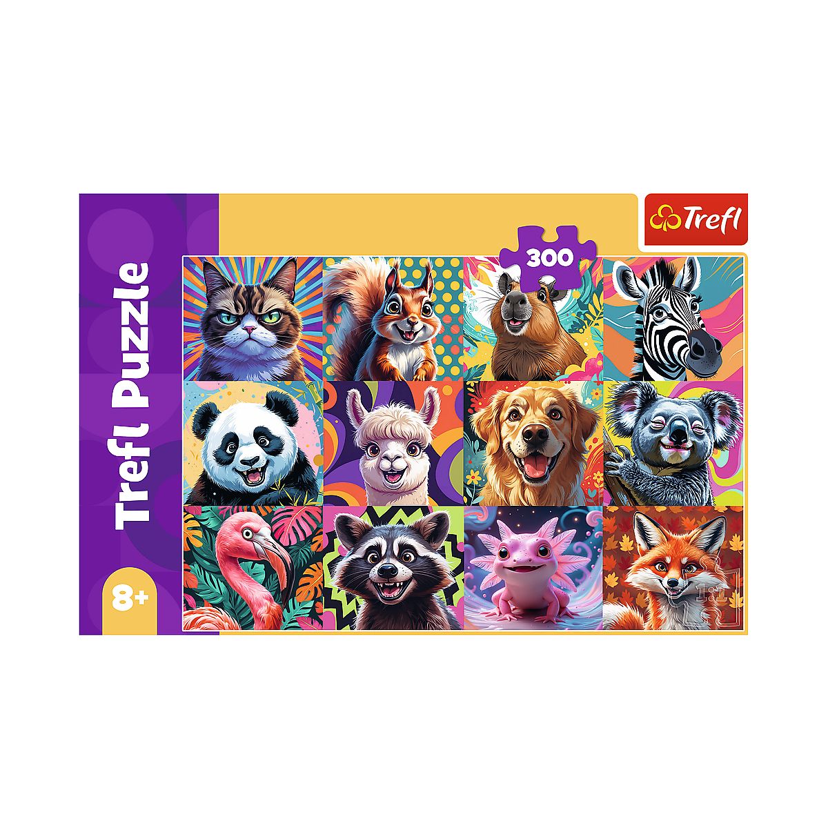 Puzzle Zabawne portrety zwierząt 300 el. Trefl (23030)