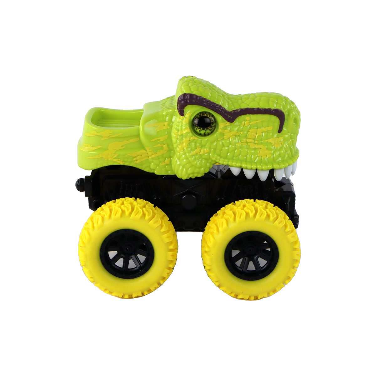 Pchacz Pojazd Terenowy Tyranozaur Rex Gumowe Koła Zielony Lean (16267)