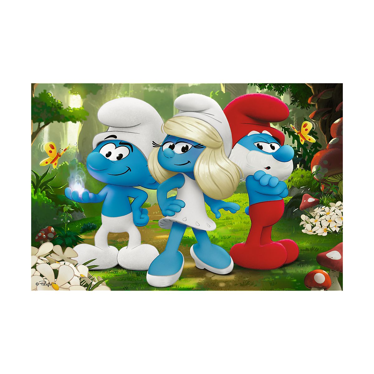 Puzzle Smerfy 60 el. Trefl (17401)