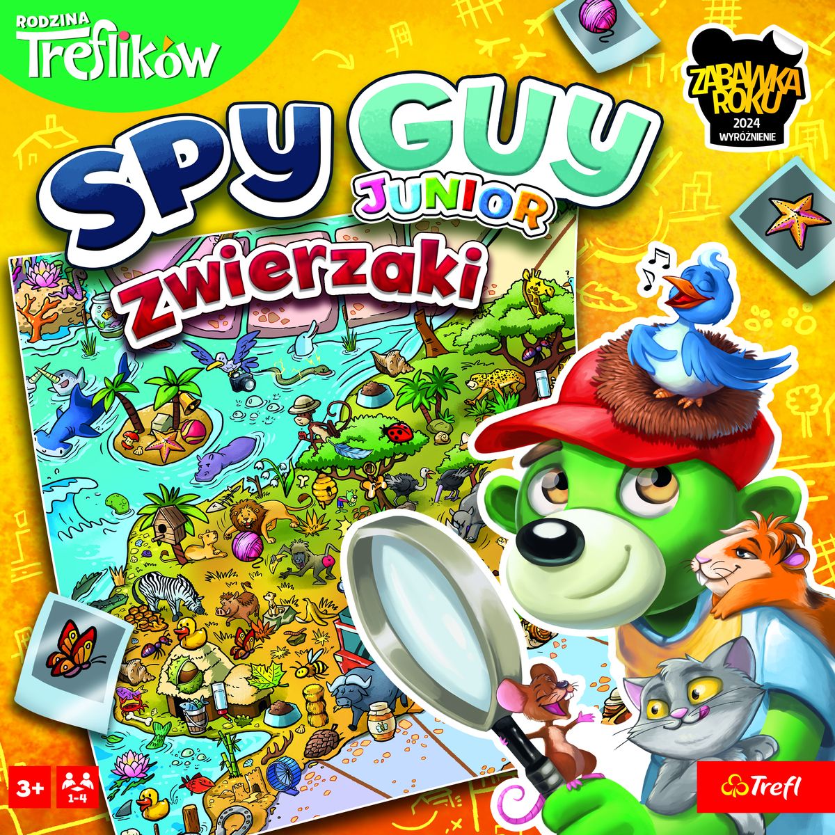 Gra edukacyjna Trefl Spy Guy Junior Zwierzaki (02595)