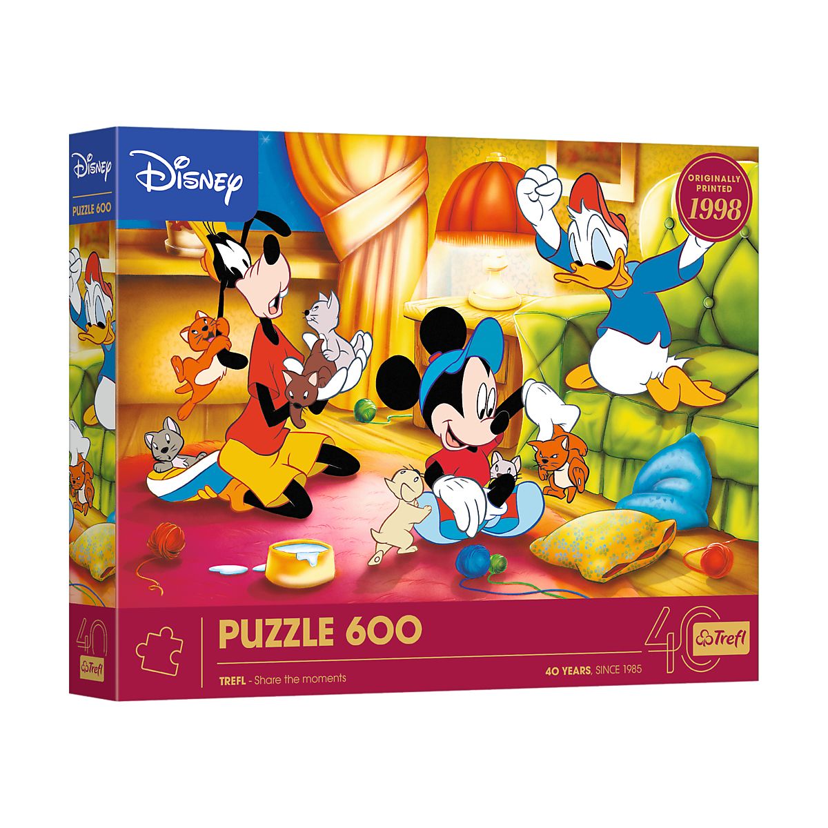 Puzzle Myszka Miki 40-lecie Trefl 600 el. Trefl (37601)