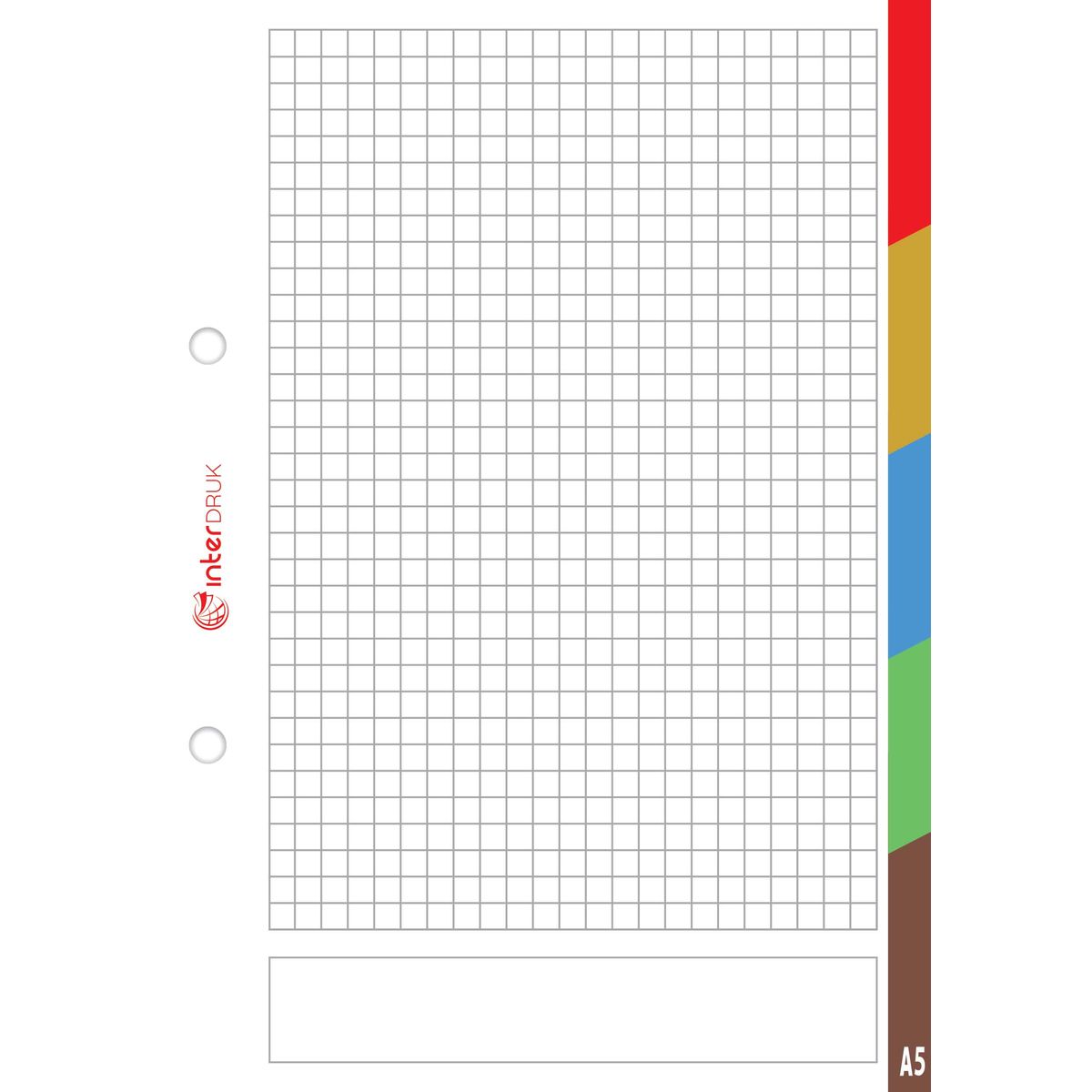 Wkład do segregatora A5 Interdruk (WKDOSEA550REG)