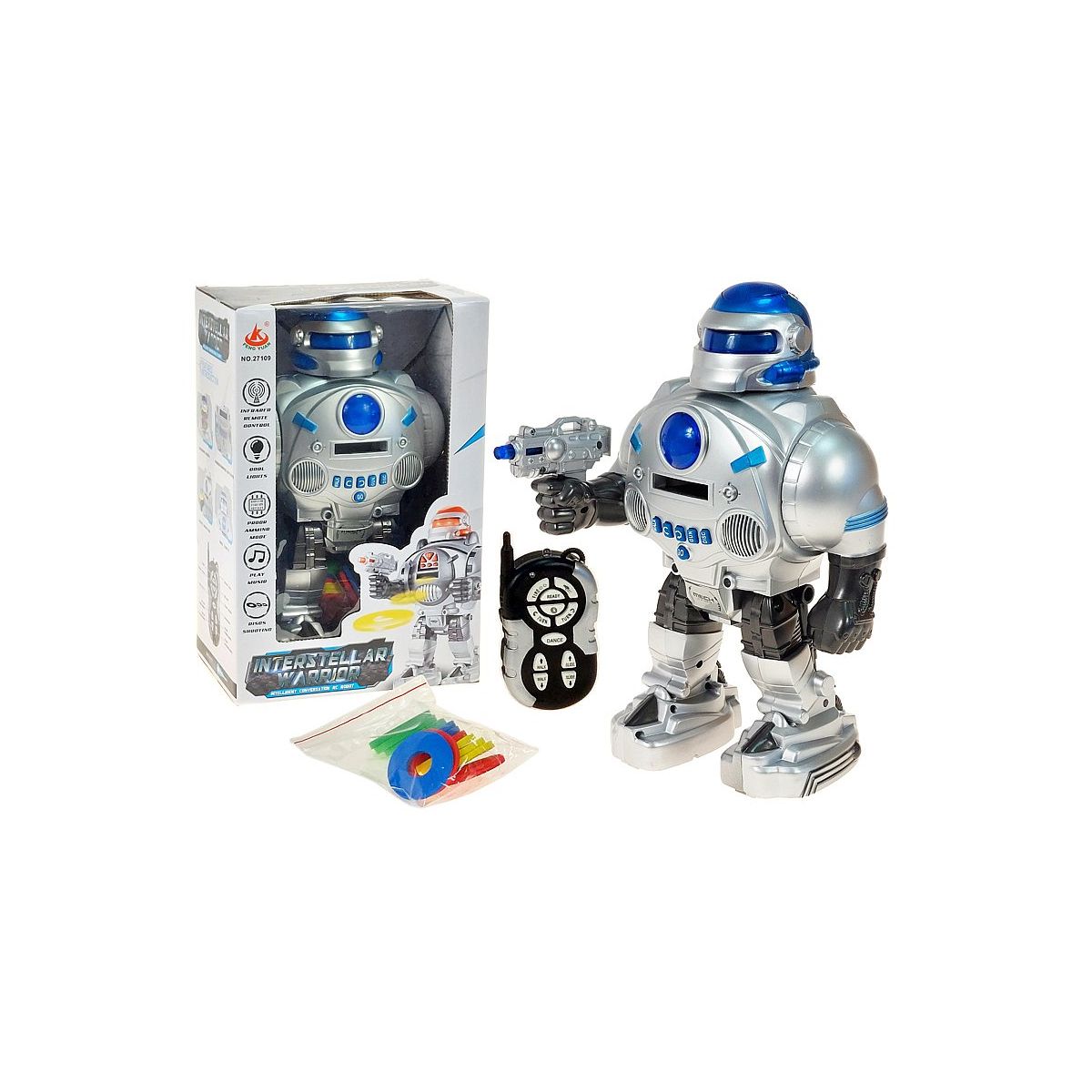 Robot zdalnie sterowany, tańczący, światło, dźwięk Adar (626928)