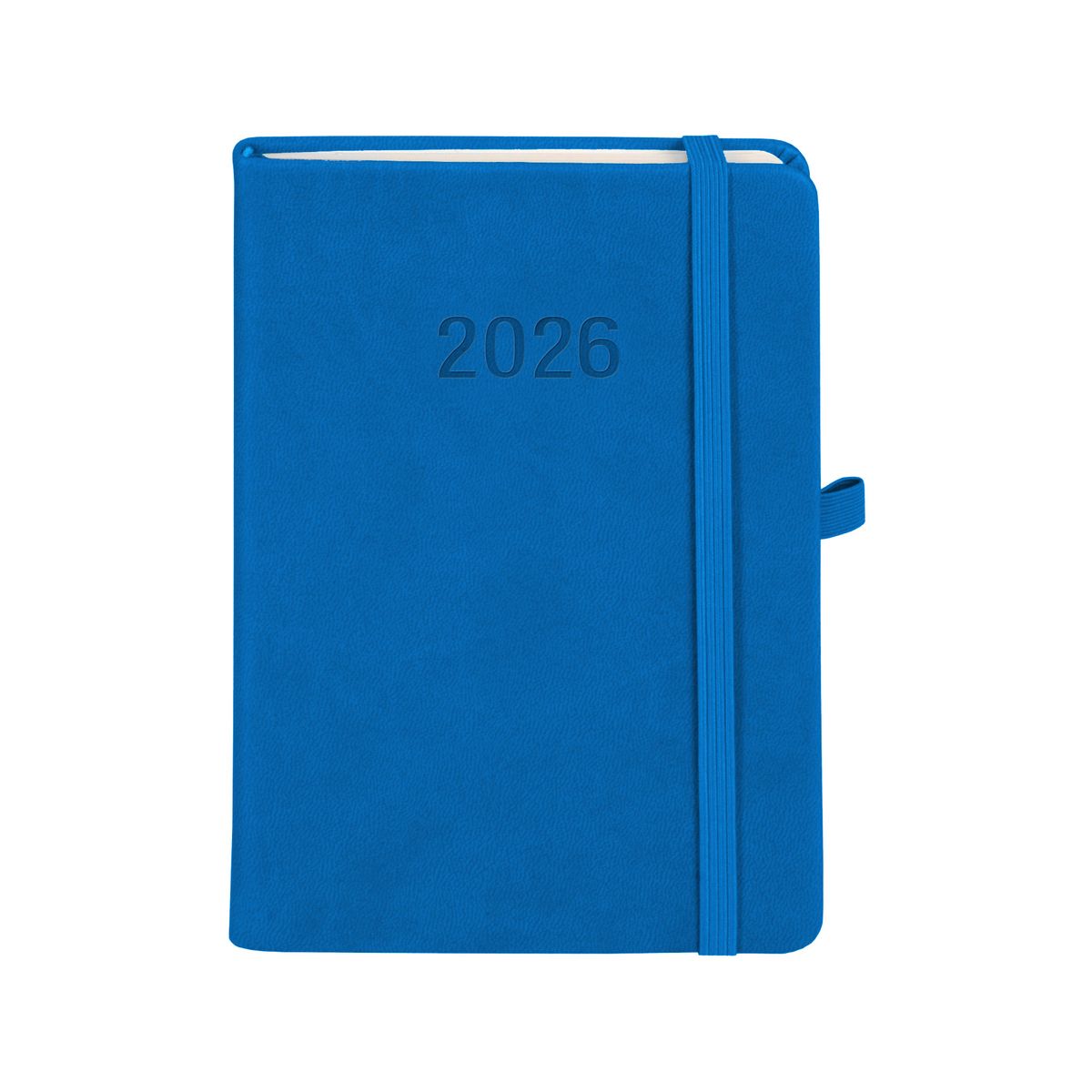 Kalendarz książkowy (terminarz) 2026 MEMOFIX  TDW B6 Antra (NIEBIESKI)