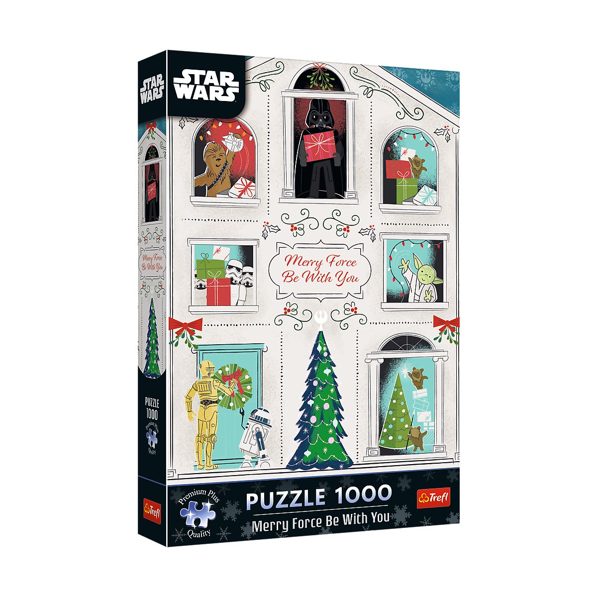Puzzle Xmass Niech Moc Świąt Będzie z Tobą 1000 el. Trefl (12087)