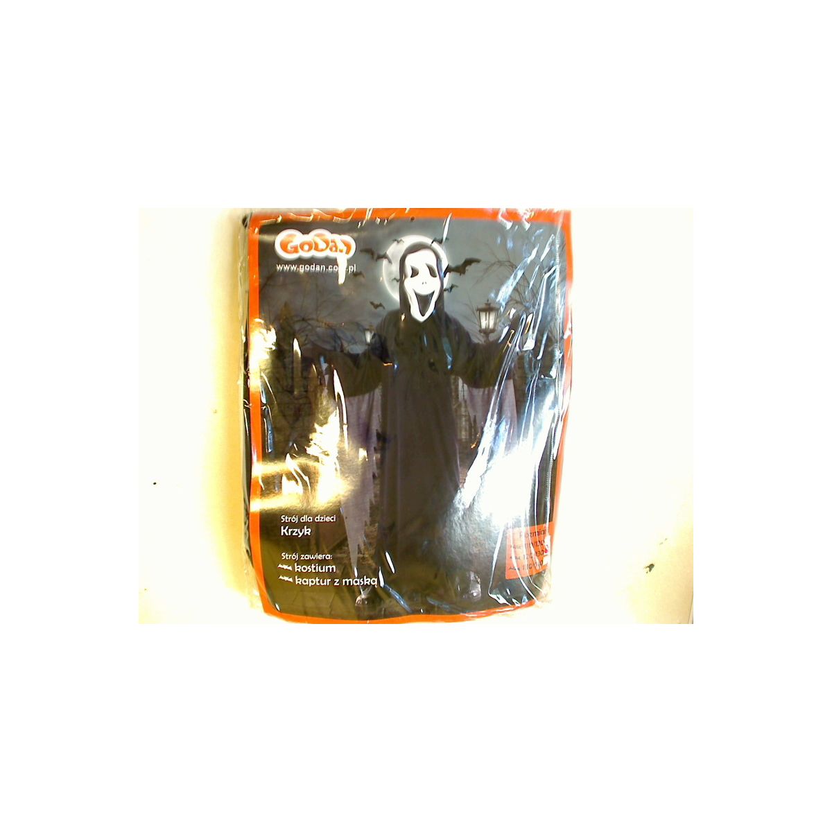 Kostium HALLOWEEN KRZYK Godan (88374/120)