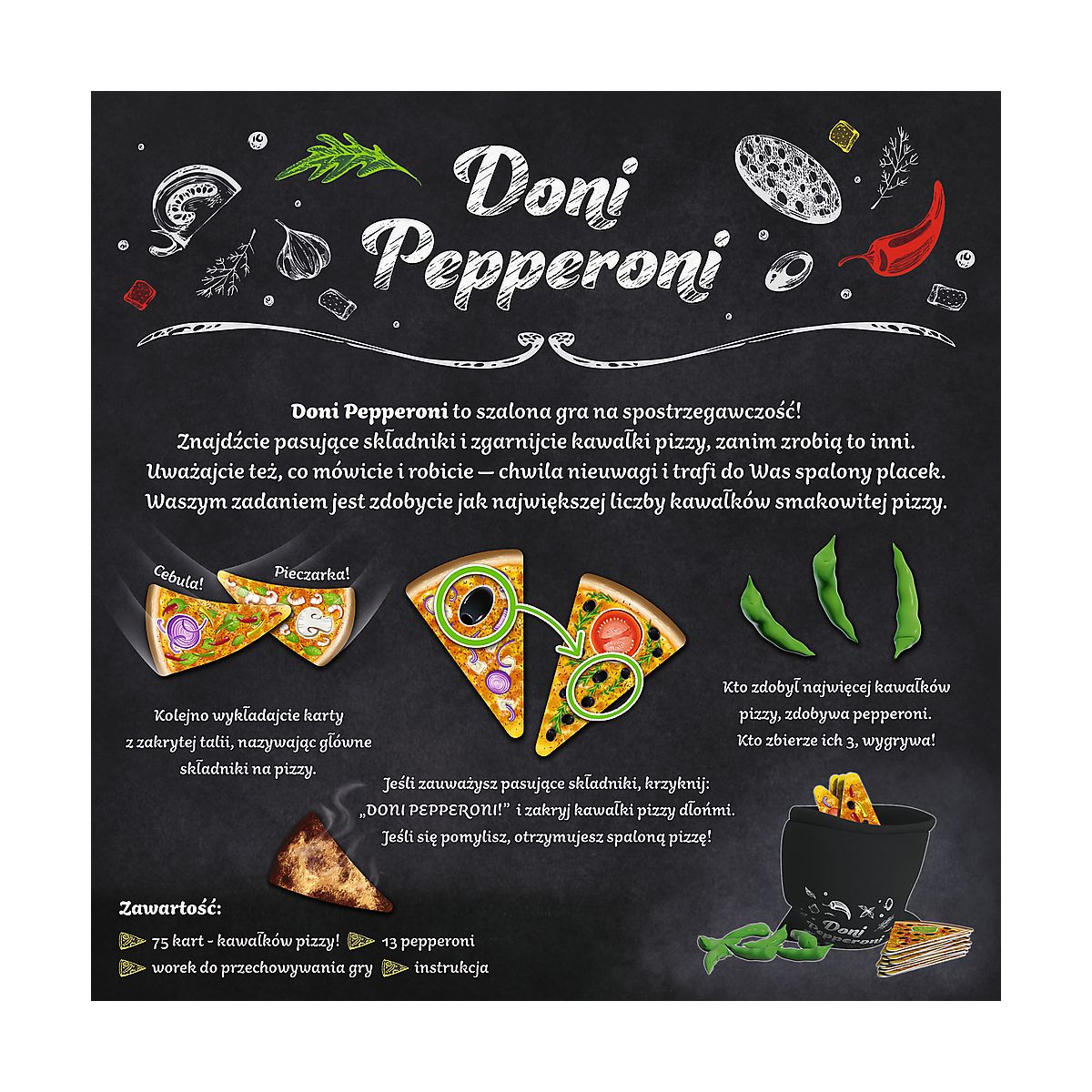 Gra pamięciowa Trefl Doni Pepperoni GRA Doni Pepperoni (02442)