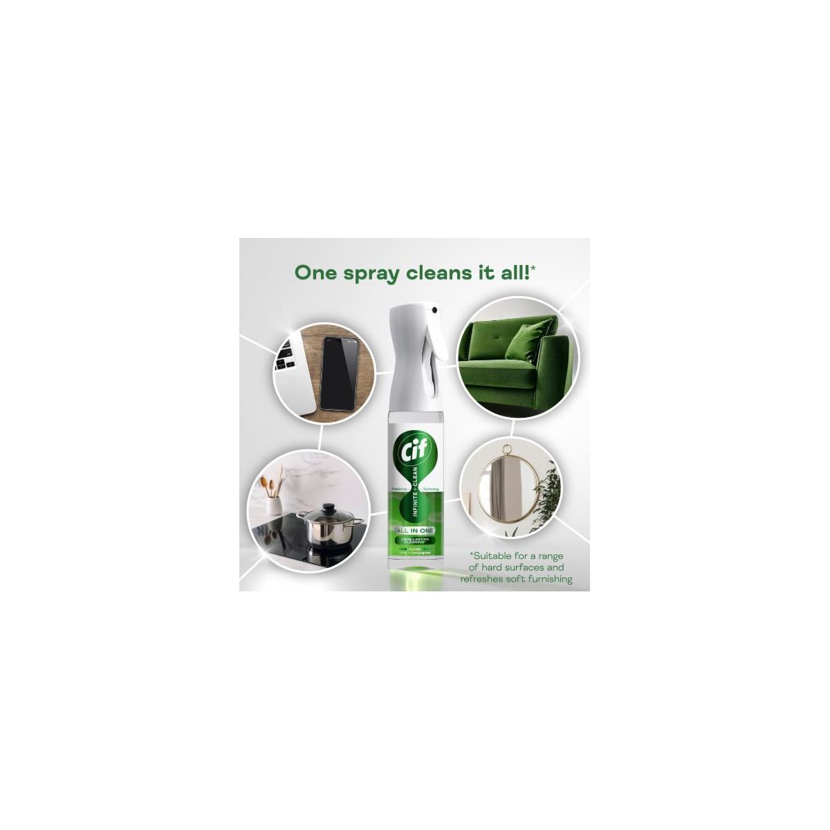 Cif Infinite Clean CLEAN Lime & Lemongrass 280ml
