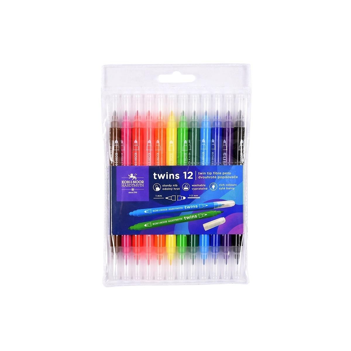 Flamaster 2-stronne Koh-I-Noor (771023/AB4)