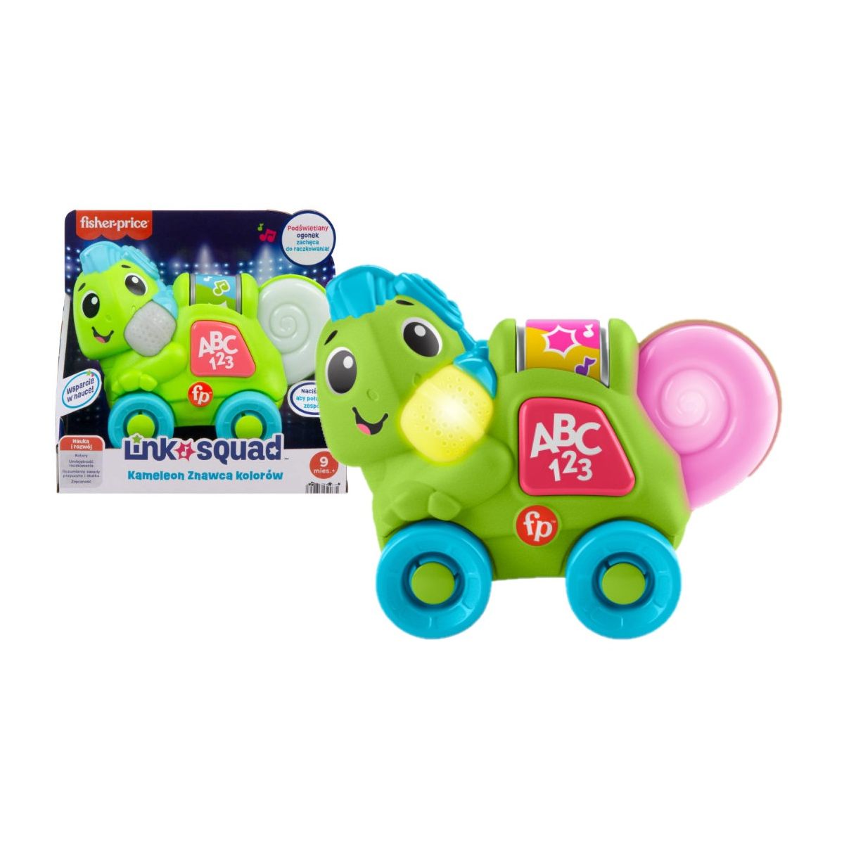 Zabawka edukacyjna Fisher Price LINK SQUAD KAMELON ZNAWCA KOLORÓW (HYL34)