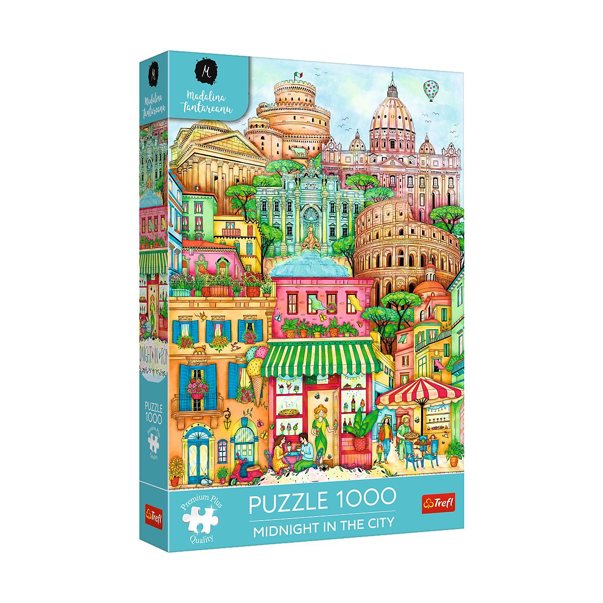 Puzzle premium plus O północy w Rzymie 1000 el. Trefl (12072)