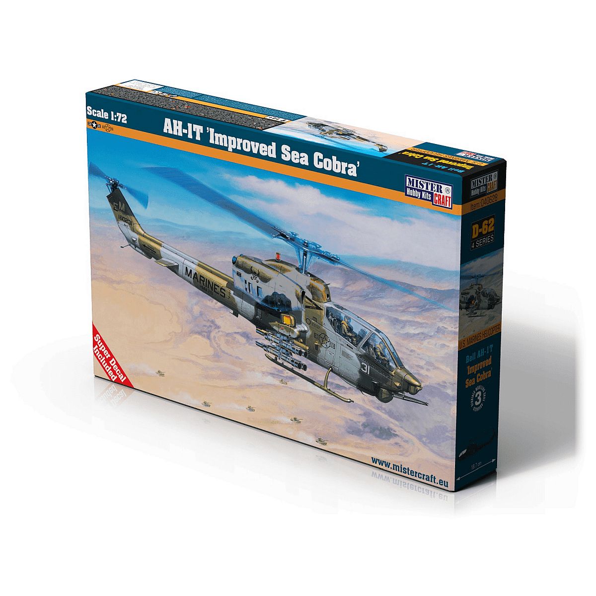 Model do sklejania Olymp Aircraft AH-1T Improved Sea Cobra (D-62)