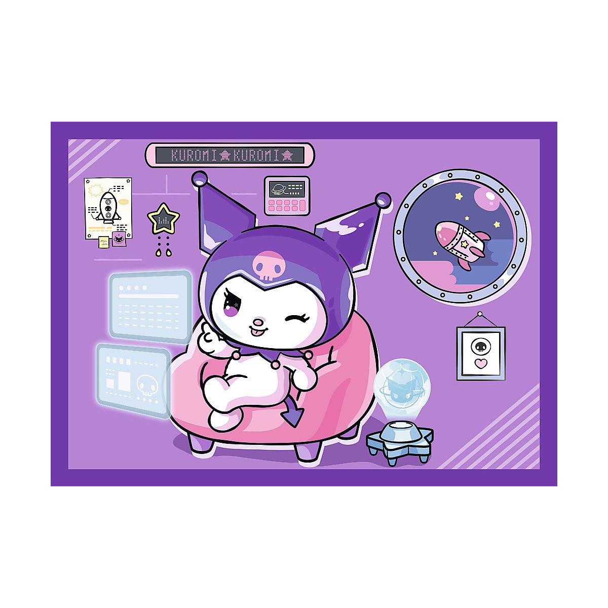 Puzzle Hello Kitty Dzień Kuromi 4w1 el. Trefl (34676)