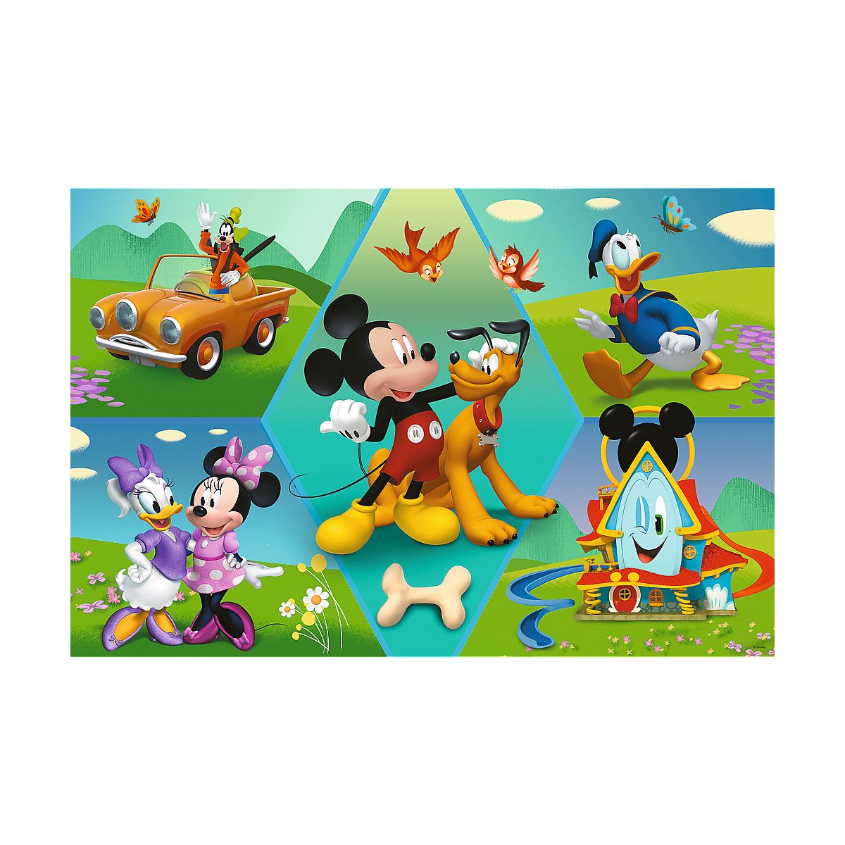 Puzzle Trefl Disney Standard XXL Z Mikim zawsze jest wesoło 60 el. (50014)