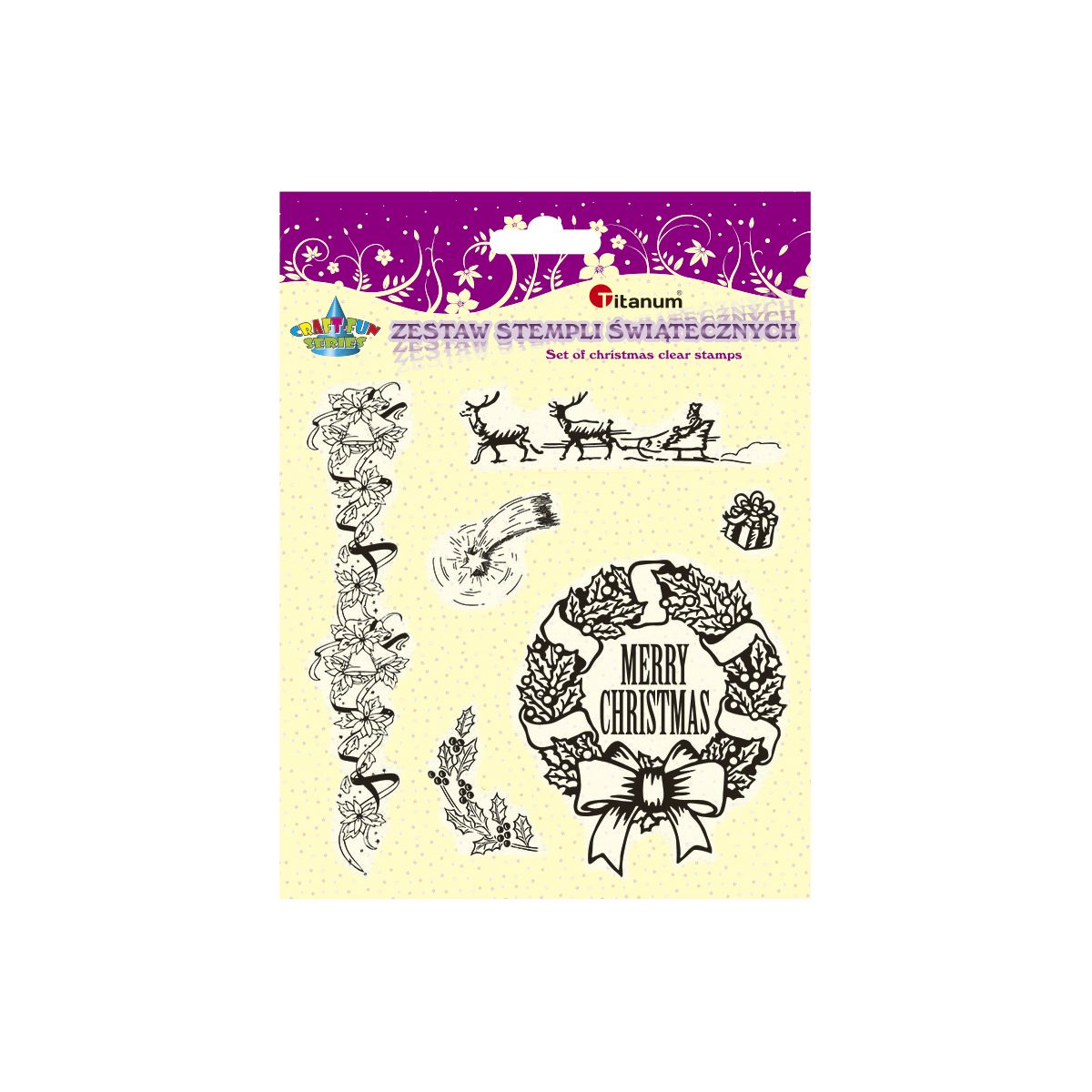 Zestaw pieczątek Titanum Craft-Fun Series Clear stamps (21125)