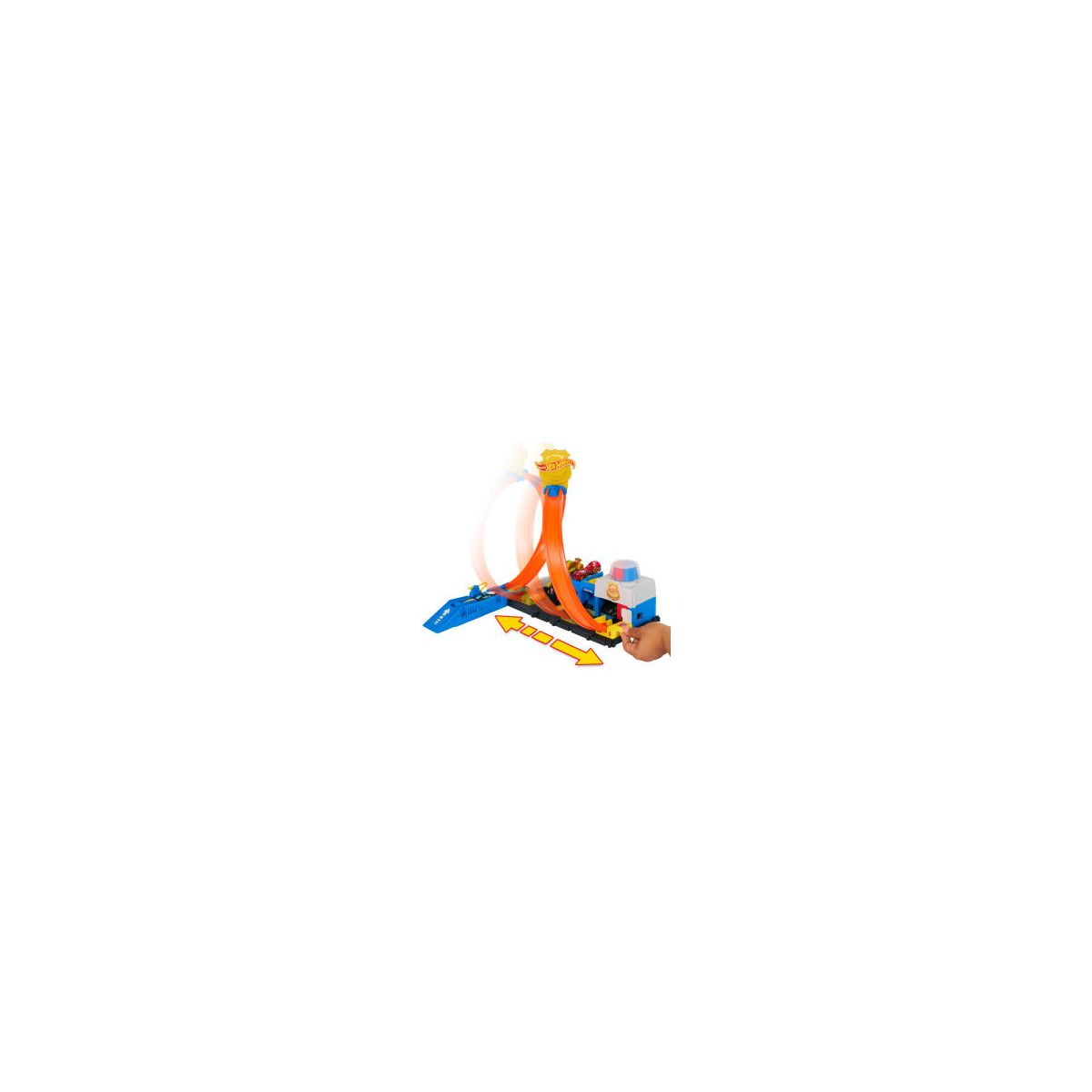 Tor wyścigowy Hot Wheels City Posterunek policji (JBM71)