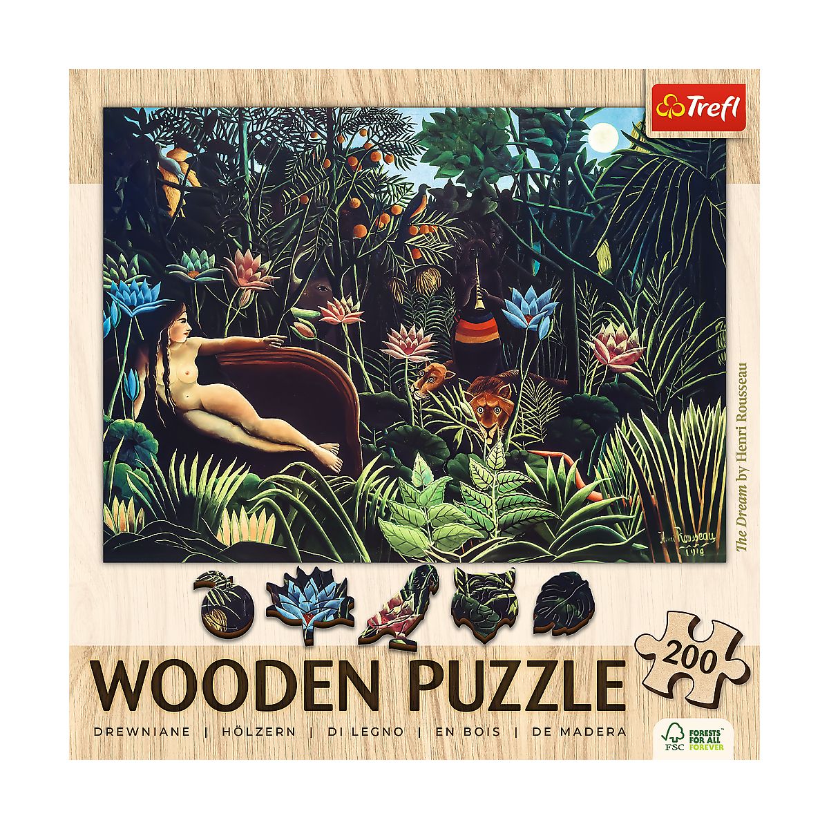 Puzzle Trefl Drewniane Sen - Henri Rousseau (20253)