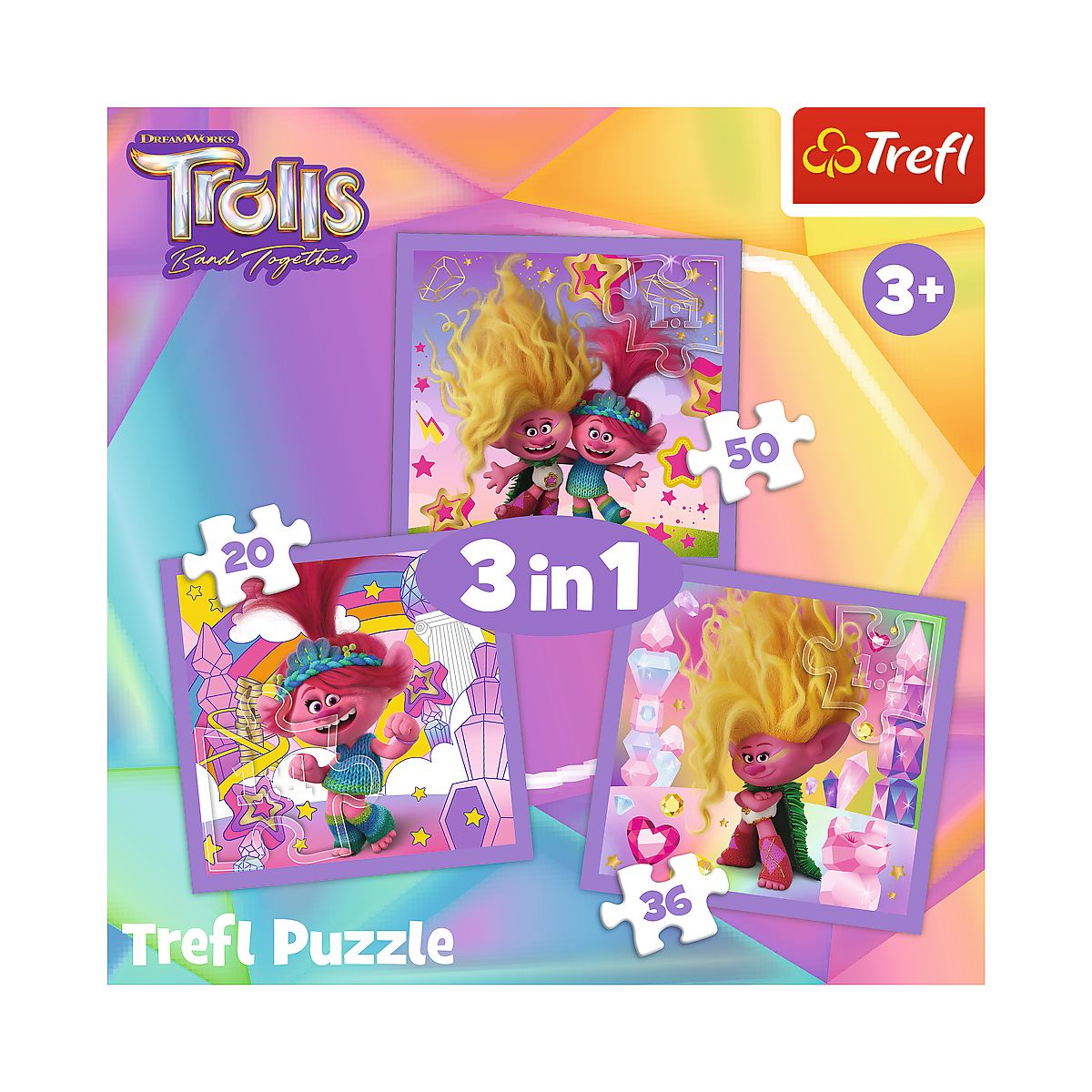 Puzzle Trefl Poznaj wesołe Trolle (34870)