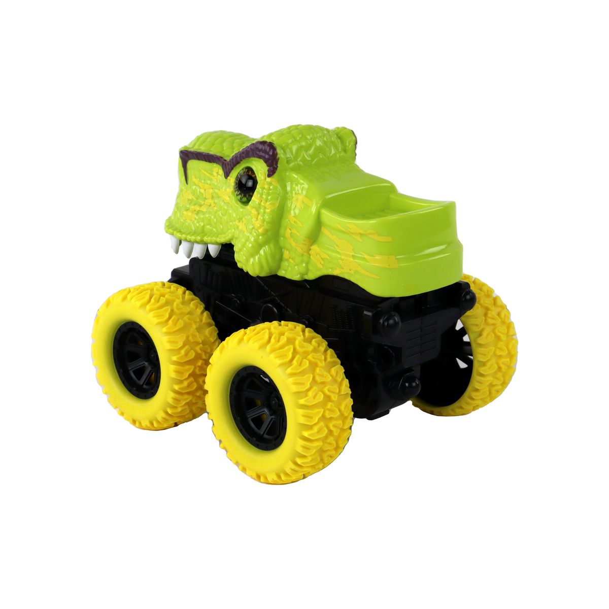 Pchacz Pojazd Terenowy Tyranozaur Rex Gumowe Koła Zielony Lean (16267)