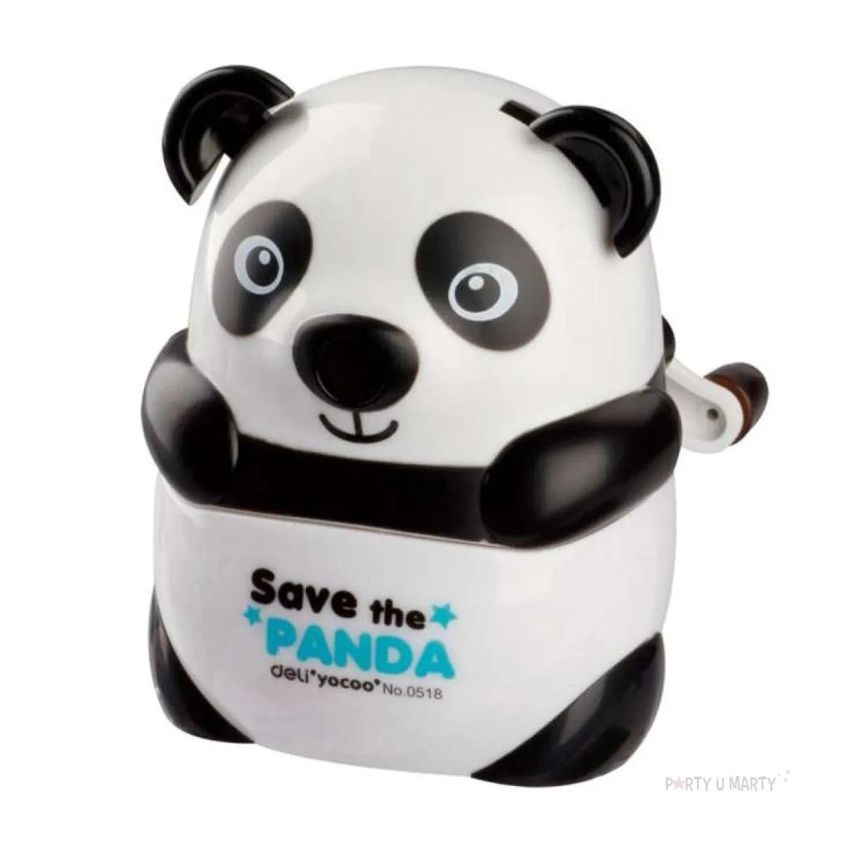 Temperówka na korbkę Deli PANDA NA KORBKĘ (E0518)