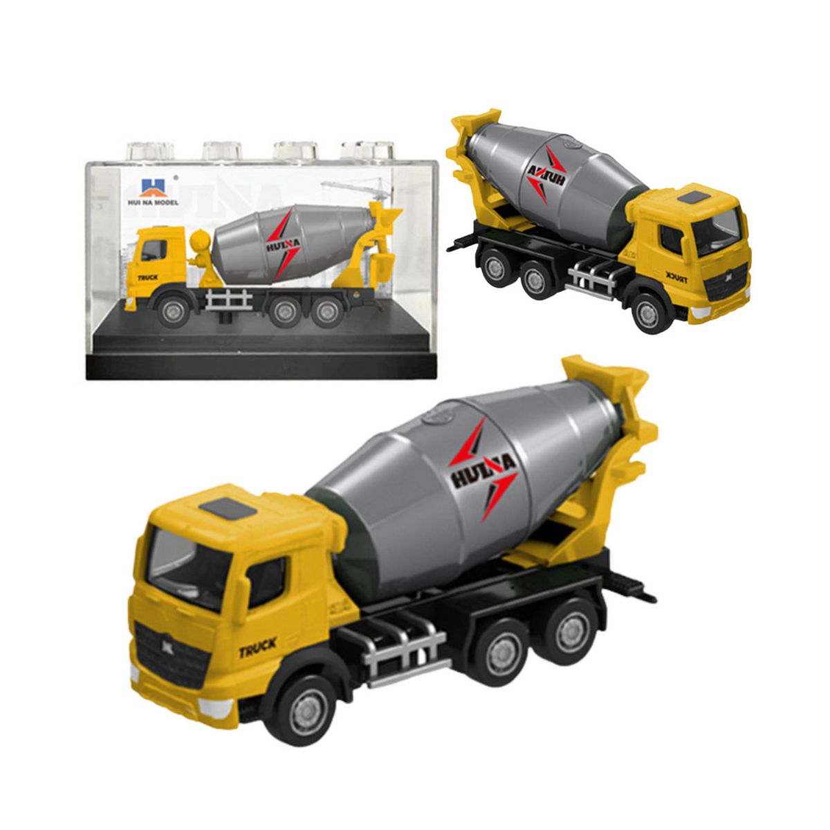 Ciężarówka Lean betoniarka metalowa 8cm (22735)