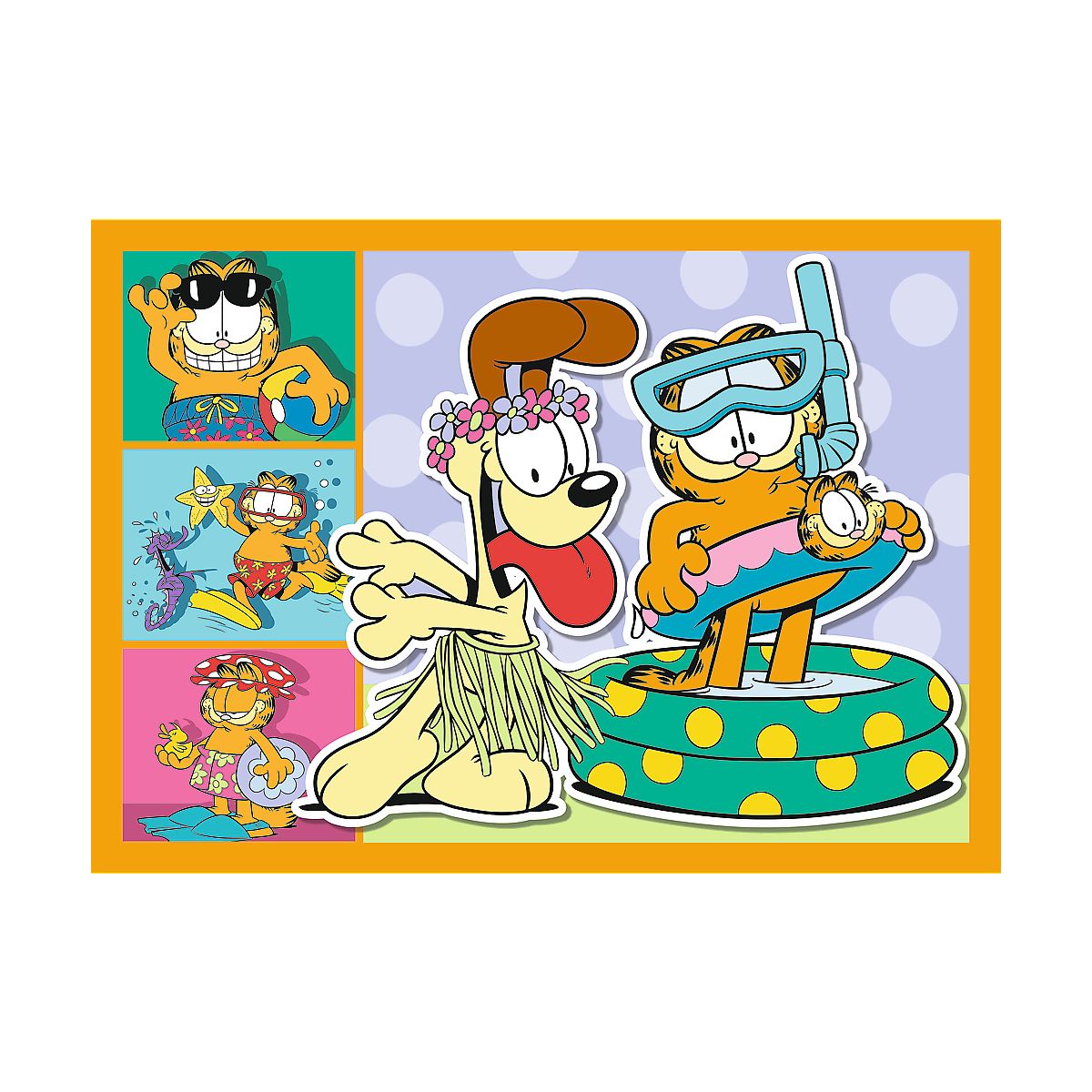 Puzzle Garfield 4w1 4w1 el. Trefl (34673)