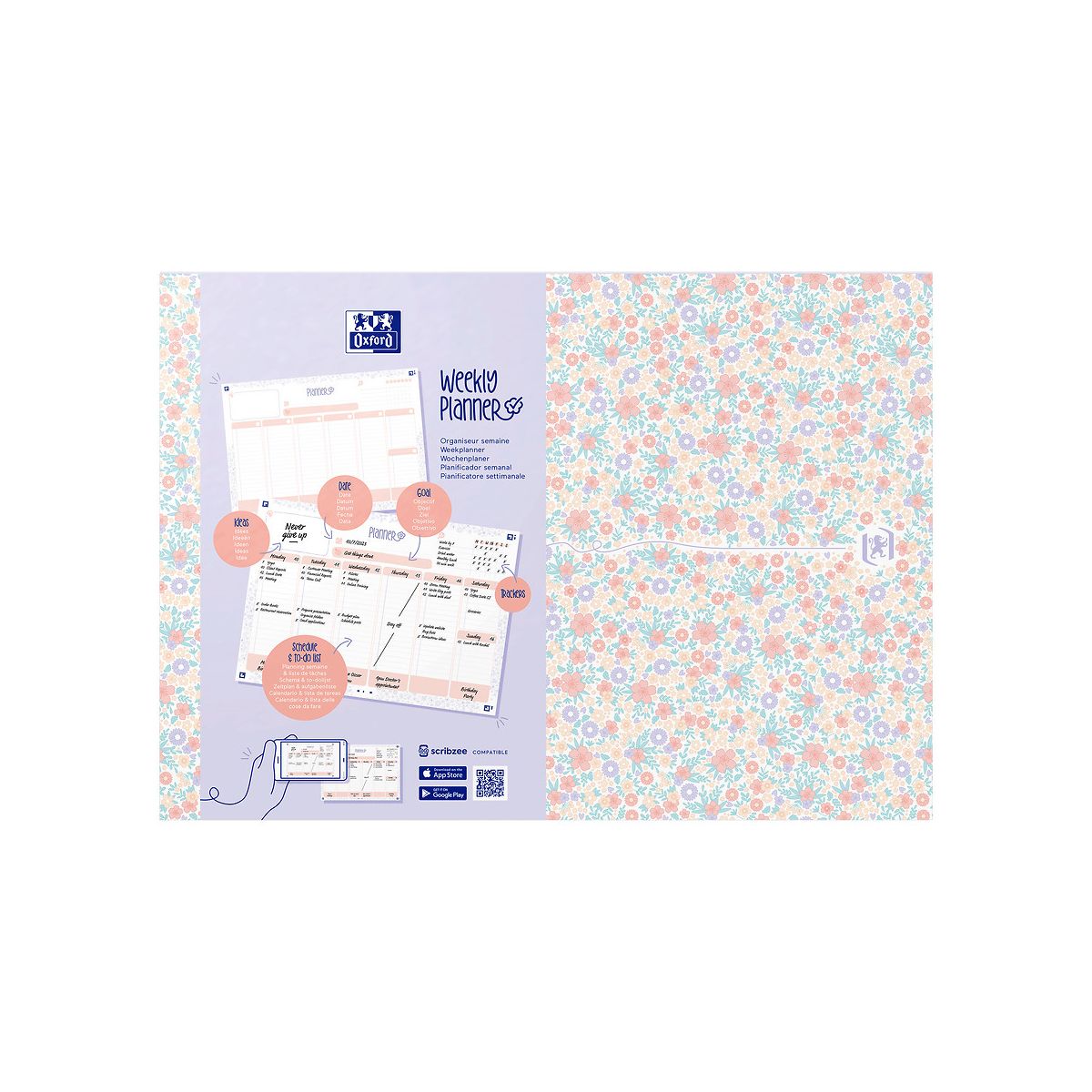 Kalendarz biurkowy Oxford Floral (400186601)