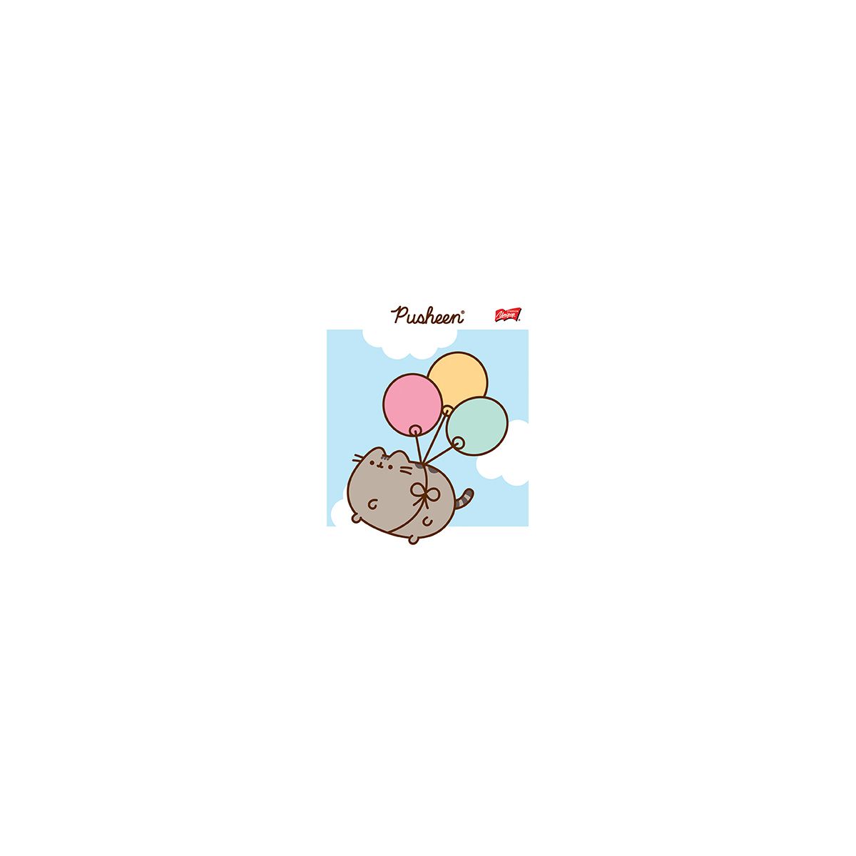 Zeszyt Pusheen A5 32k. 70g linia podwójna kolorowa Unipap