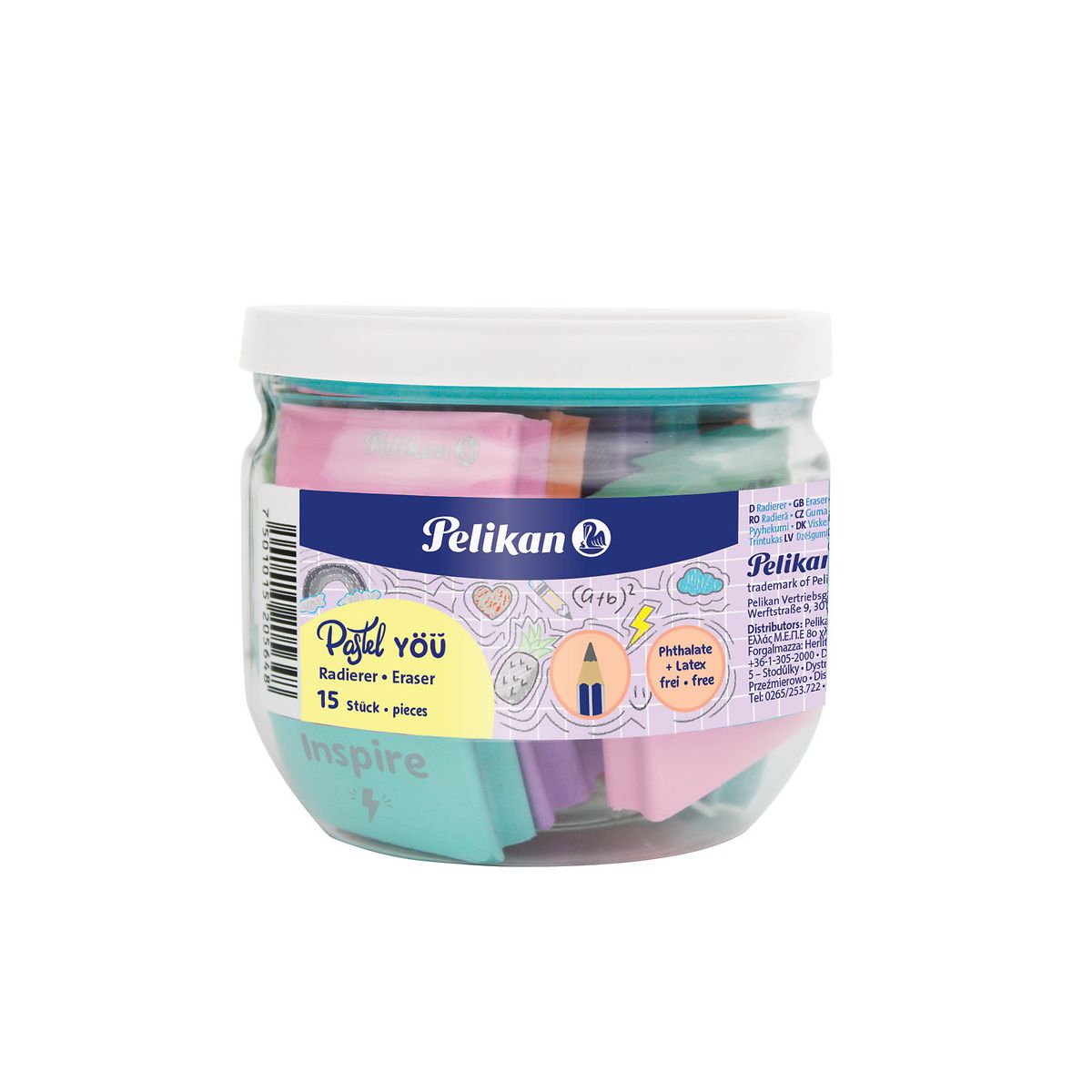 Gumka do mazania Pelikan pastel (300007903)