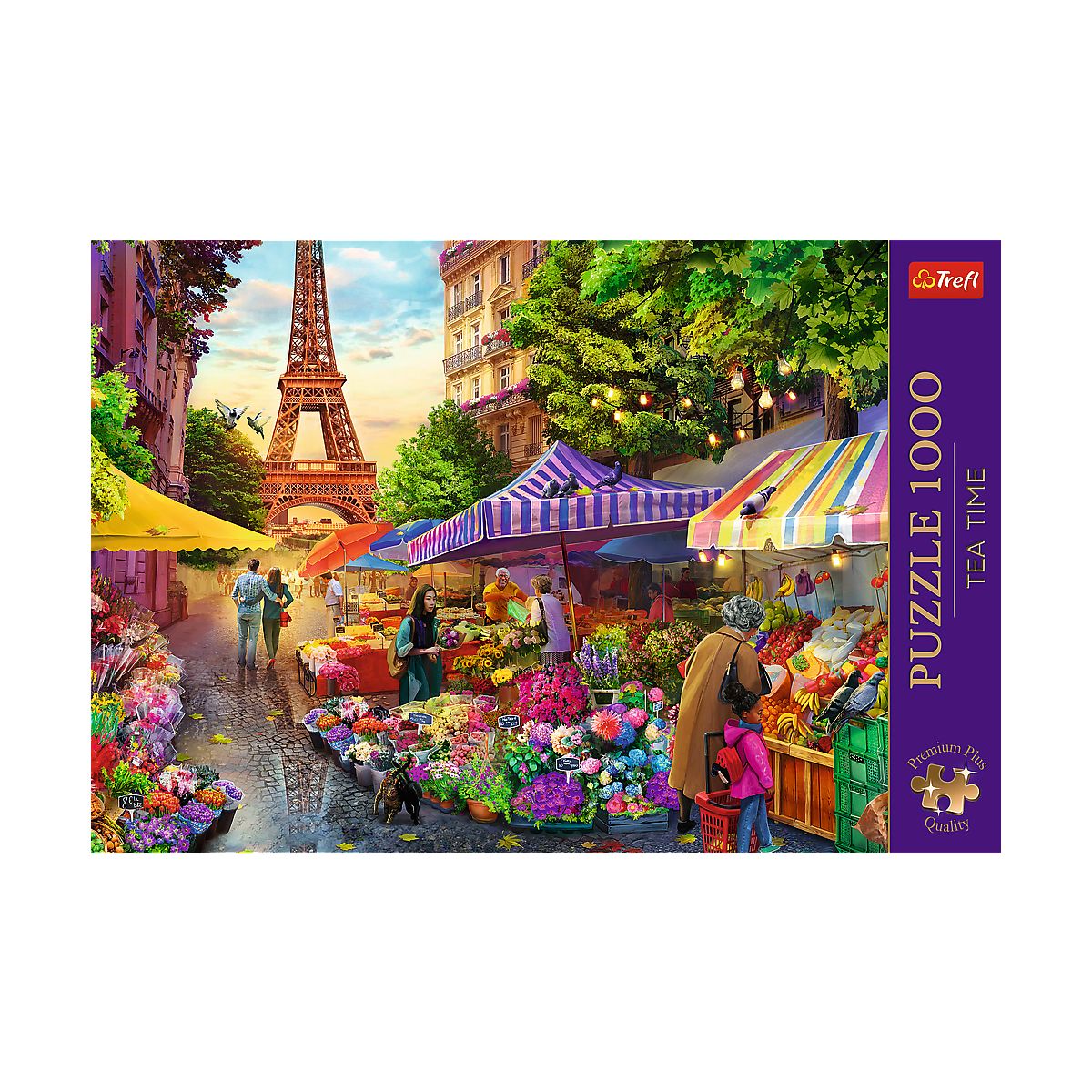 Puzzle Trefl Premium Plus Targ kwiatowy 1000 el. (10799)