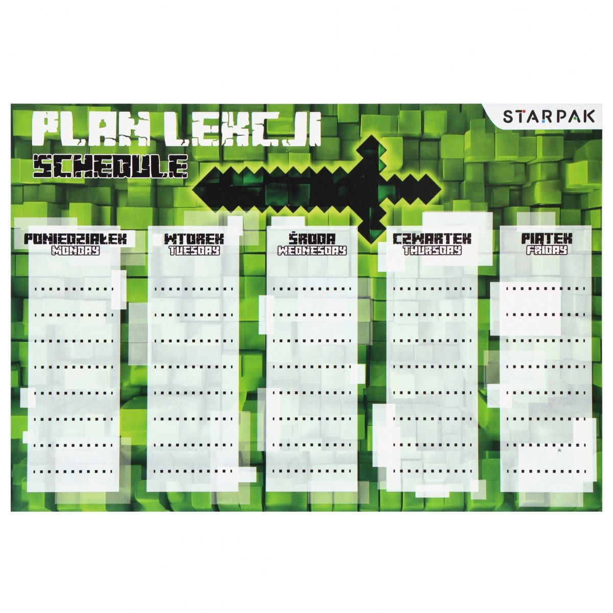 Plan lekcji Starpak Pixel (560065)