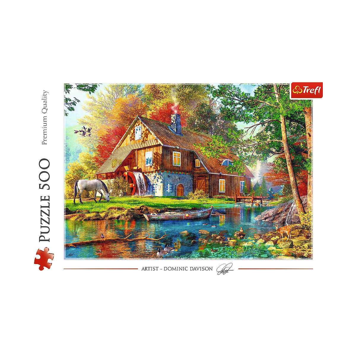 Puzzle Trefl Chatka nad rzeką 500 el. (37484)