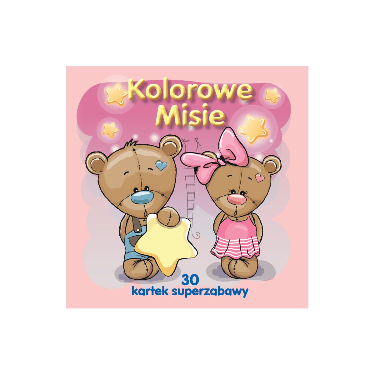 Kolorowanka Kolorowe misie