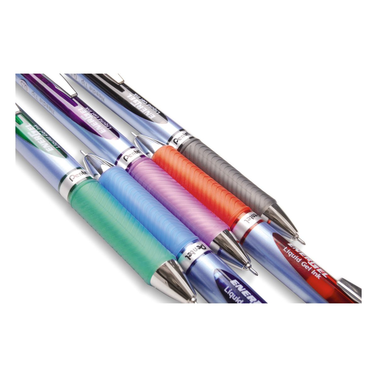 Cienkopis Pentel ENERGEL BLN 75, czerwony 0,25mm 4kol. (czerwony)