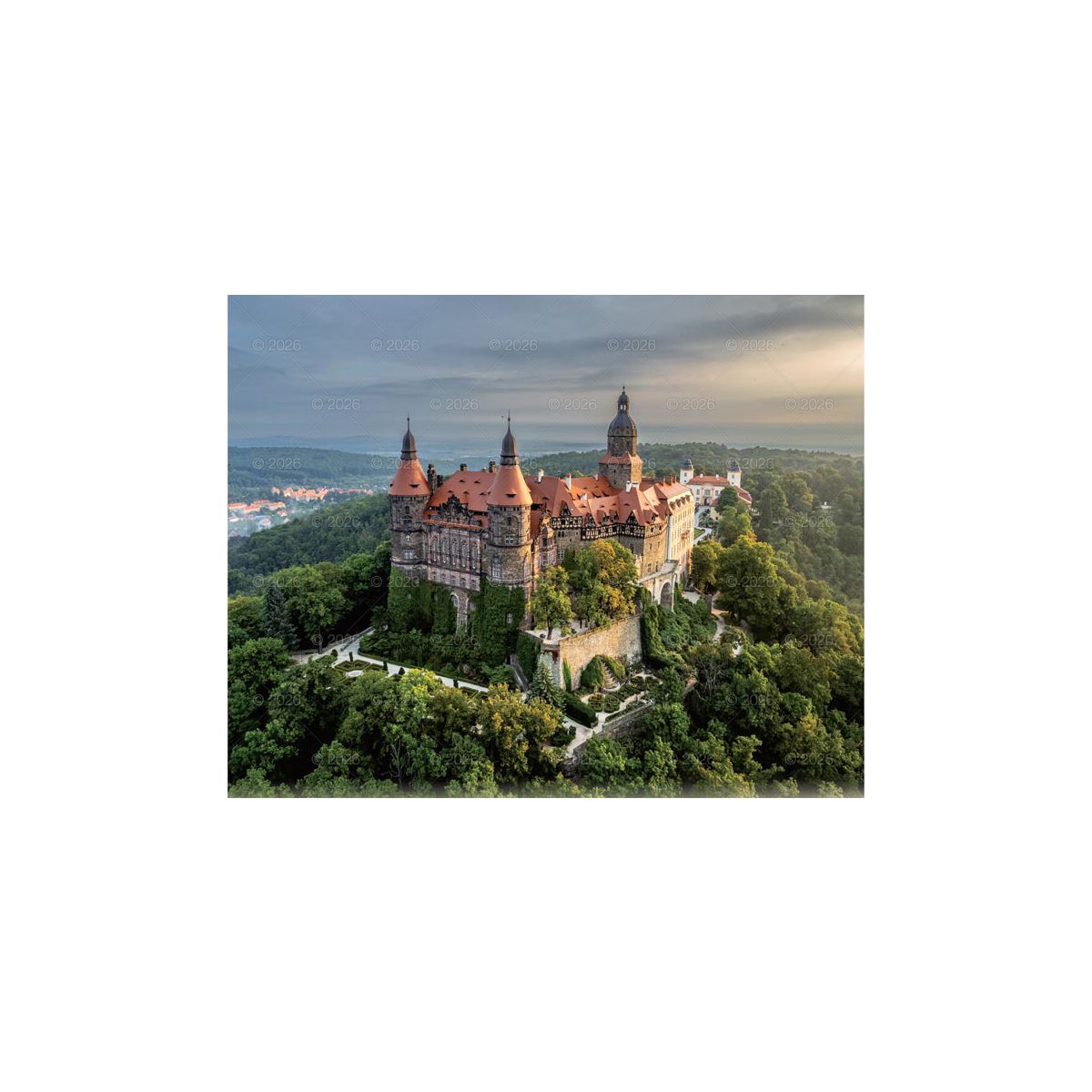 Kalendarz ścienny (401000) k:2915-377 LASY POLSKIE 13-planszowe 2024 320mm x 470mm Lucrum (RW04)