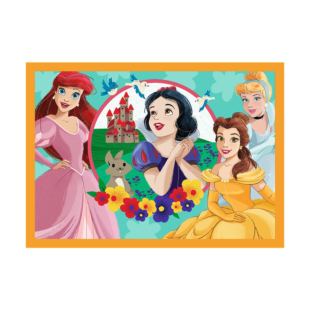 Puzzle Trefl Disney Princess Bajkowe historie 4w1 el. (34651)