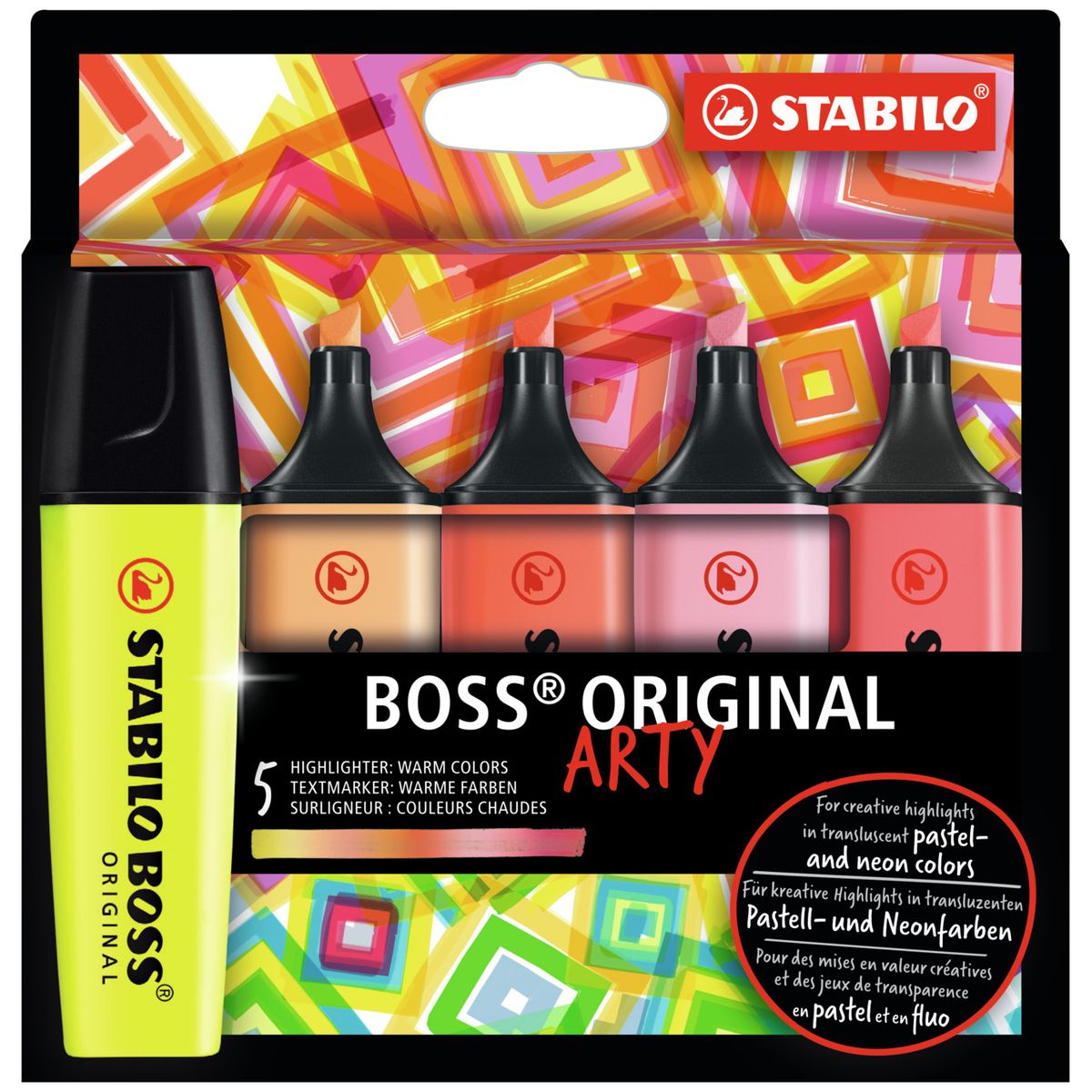 Zakreślacz BOSS mix 2,0-4,0mm Stabilo (70/5-02-1-20)