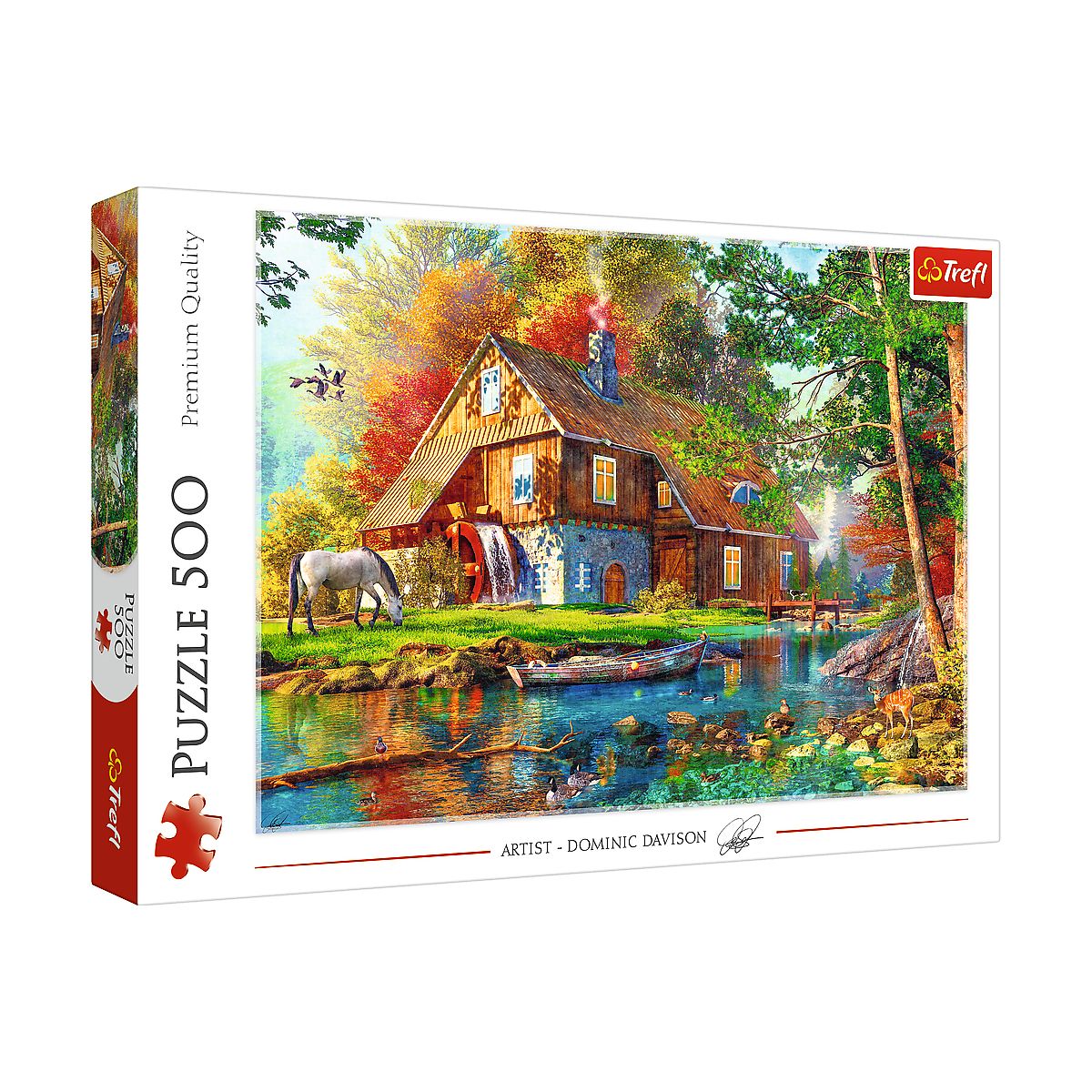 Puzzle Trefl Chatka nad rzeką 500 el. (37484)